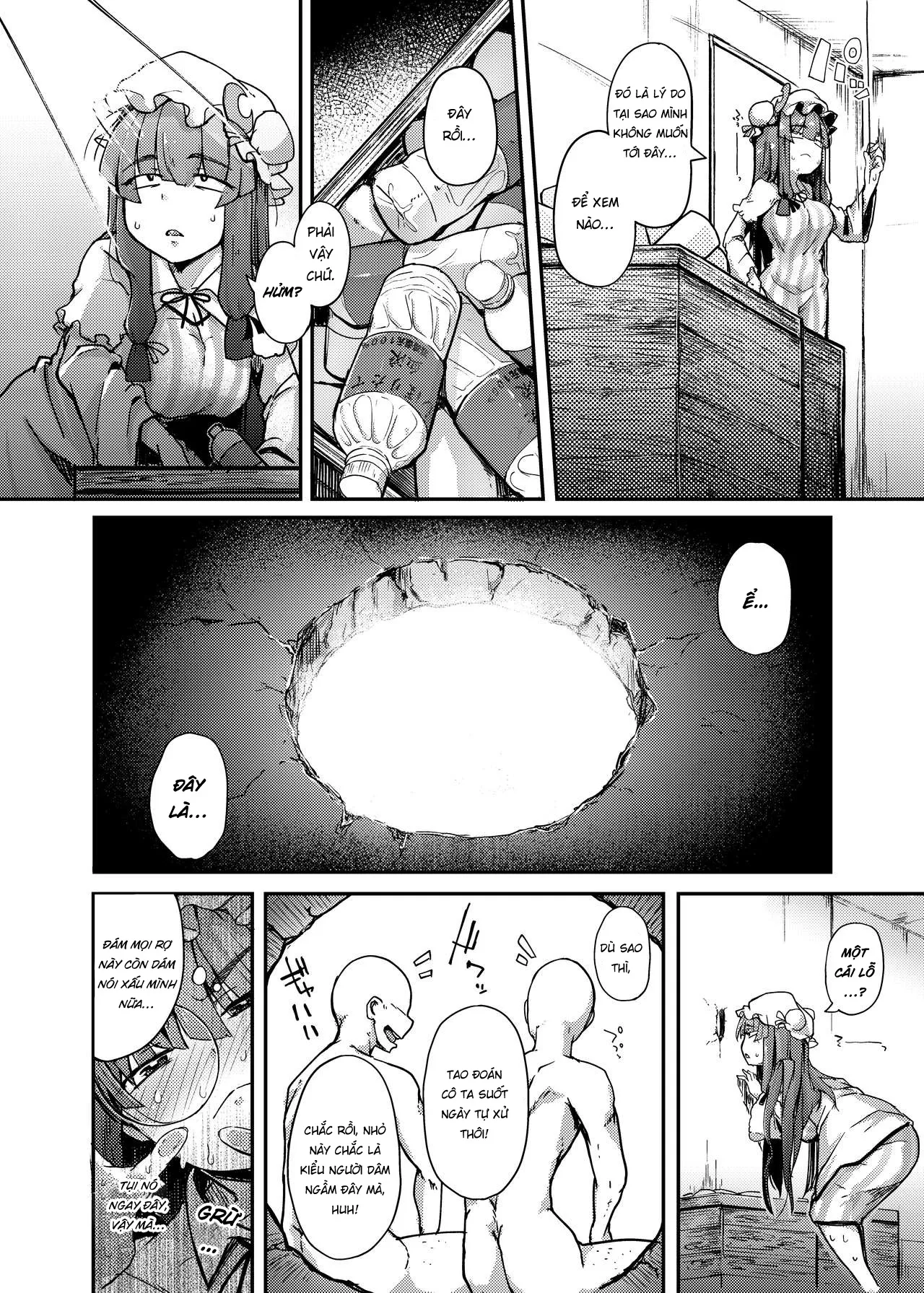 HentaiVN.net - Ảnh 6 - Sự tích cái lỗ và Cá Chà Bặc [Jikahatsudensho; Ana to Muttsuri Dosukebe Daitoshokan; The Hole and the Closet Perverted Unmoving Great Library] - Chap 1