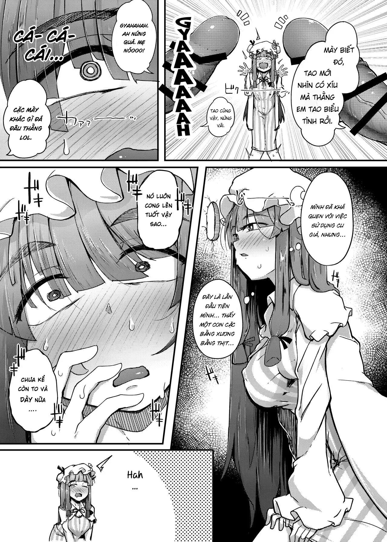 HentaiVN.net - Ảnh 7 - Sự tích cái lỗ và Cá Chà Bặc [Jikahatsudensho; Ana to Muttsuri Dosukebe Daitoshokan; The Hole and the Closet Perverted Unmoving Great Library] - Chap 1