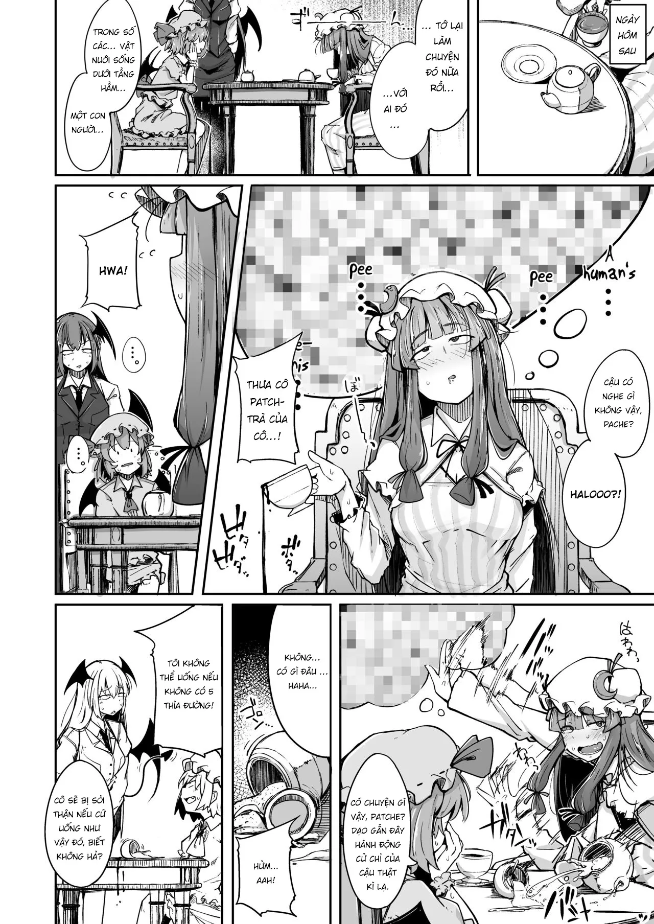 HentaiVN.net - Ảnh 11 - Sự tích cái lỗ và Cá Chà Bặc [Jikahatsudensho; Ana to Muttsuri Dosukebe Daitoshokan; The Hole and the Closet Perverted Unmoving Great Library] - Chap 2
