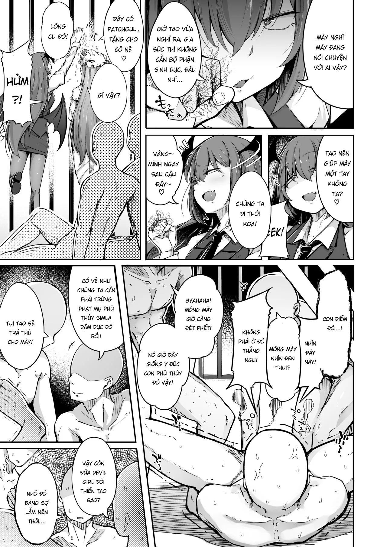 HentaiVN.net - Ảnh 16 - Sự tích cái lỗ và Cá Chà Bặc [Jikahatsudensho; Ana to Muttsuri Dosukebe Daitoshokan; The Hole and the Closet Perverted Unmoving Great Library] - Chap 2