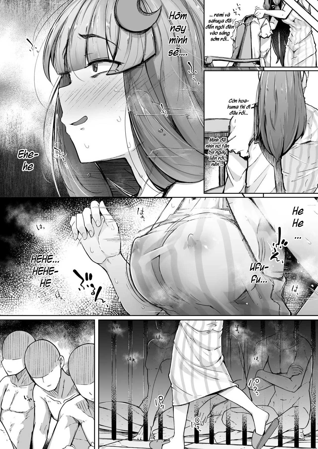 HentaiVN.net - Ảnh 17 - Sự tích cái lỗ và Cá Chà Bặc [Jikahatsudensho; Ana to Muttsuri Dosukebe Daitoshokan; The Hole and the Closet Perverted Unmoving Great Library] - Chap 2