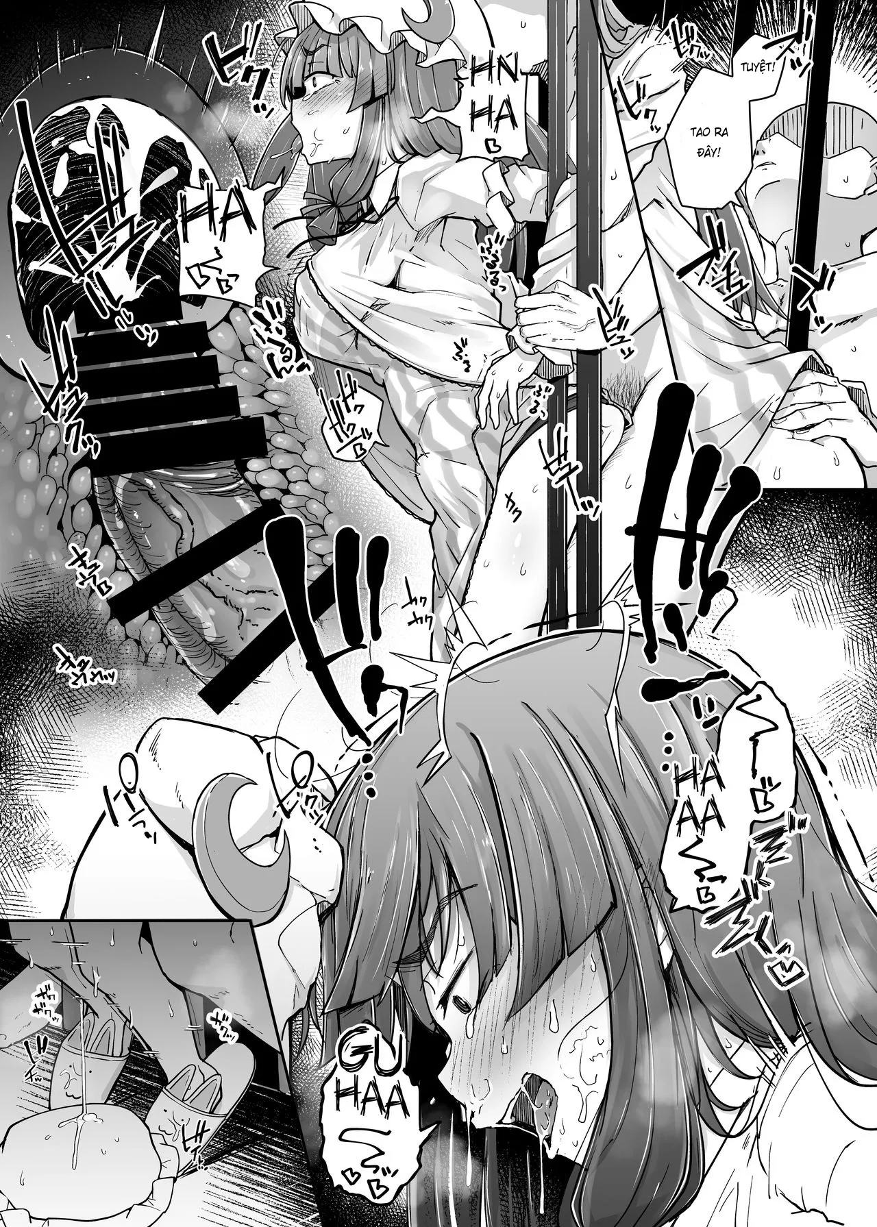 HentaiVN.net - Ảnh 10 - Sự tích cái lỗ và Cá Chà Bặc [Jikahatsudensho; Ana to Muttsuri Dosukebe Daitoshokan; The Hole and the Closet Perverted Unmoving Great Library] - Chap 3