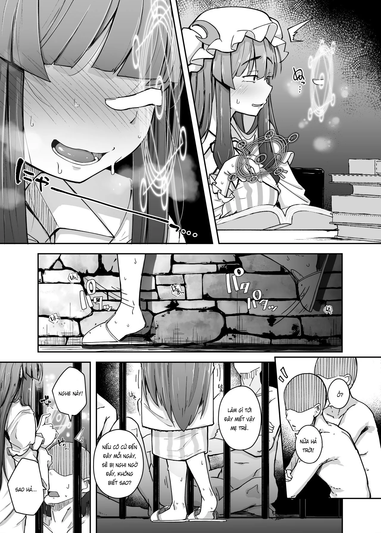 HentaiVN.net - Ảnh 14 - Sự tích cái lỗ và Cá Chà Bặc [Jikahatsudensho; Ana to Muttsuri Dosukebe Daitoshokan; The Hole and the Closet Perverted Unmoving Great Library] - Chap 3