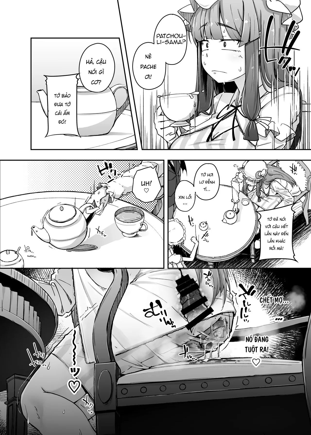 HentaiVN.net - Ảnh 17 - Sự tích cái lỗ và Cá Chà Bặc [Jikahatsudensho; Ana to Muttsuri Dosukebe Daitoshokan; The Hole and the Closet Perverted Unmoving Great Library] - Chap 3