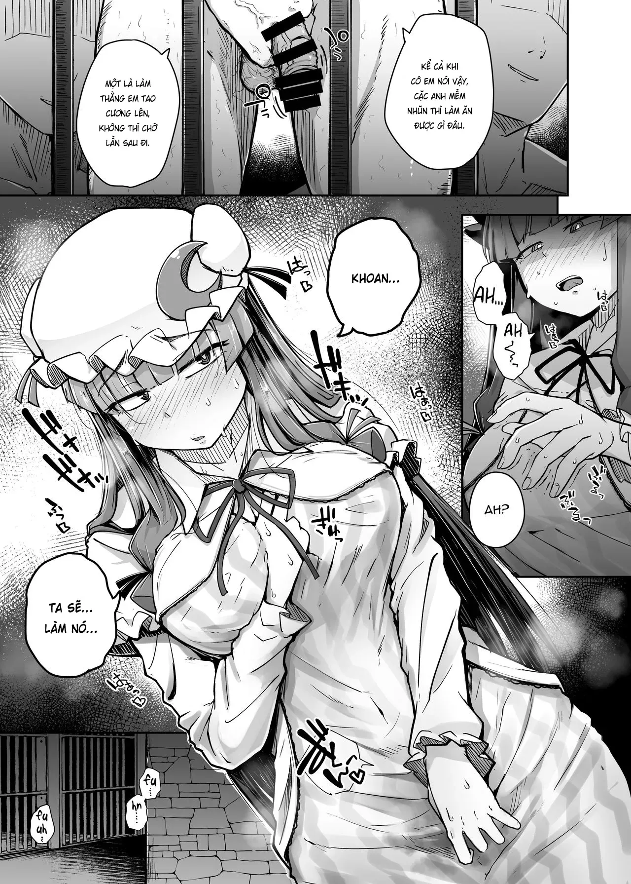 HentaiVN.net - Ảnh 3 - Sự tích cái lỗ và Cá Chà Bặc [Jikahatsudensho; Ana to Muttsuri Dosukebe Daitoshokan; The Hole and the Closet Perverted Unmoving Great Library] - Chap 4