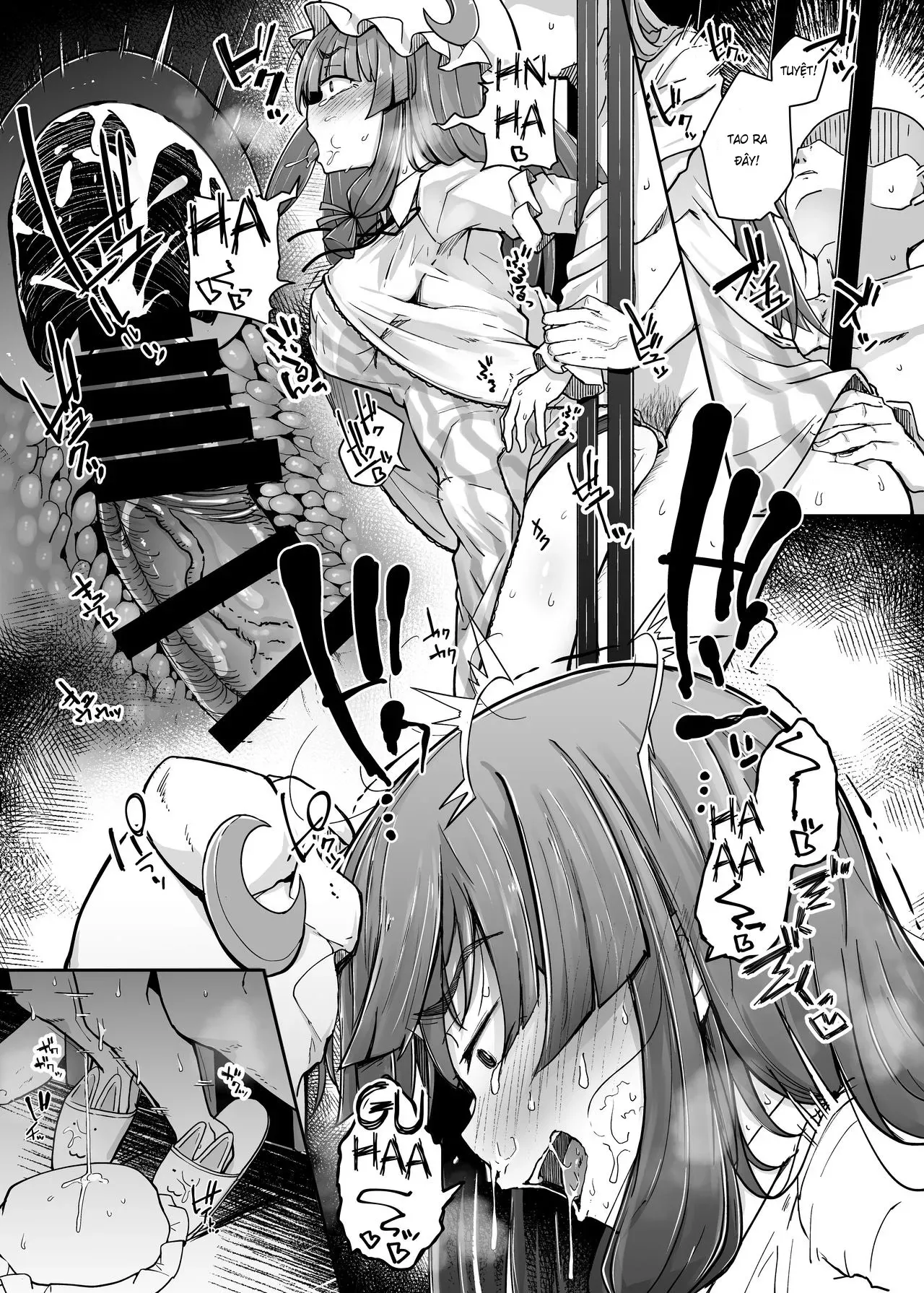 HentaiVN.net - Ảnh 7 - Sự tích cái lỗ và Cá Chà Bặc [Jikahatsudensho; Ana to Muttsuri Dosukebe Daitoshokan; The Hole and the Closet Perverted Unmoving Great Library] - Chap 4