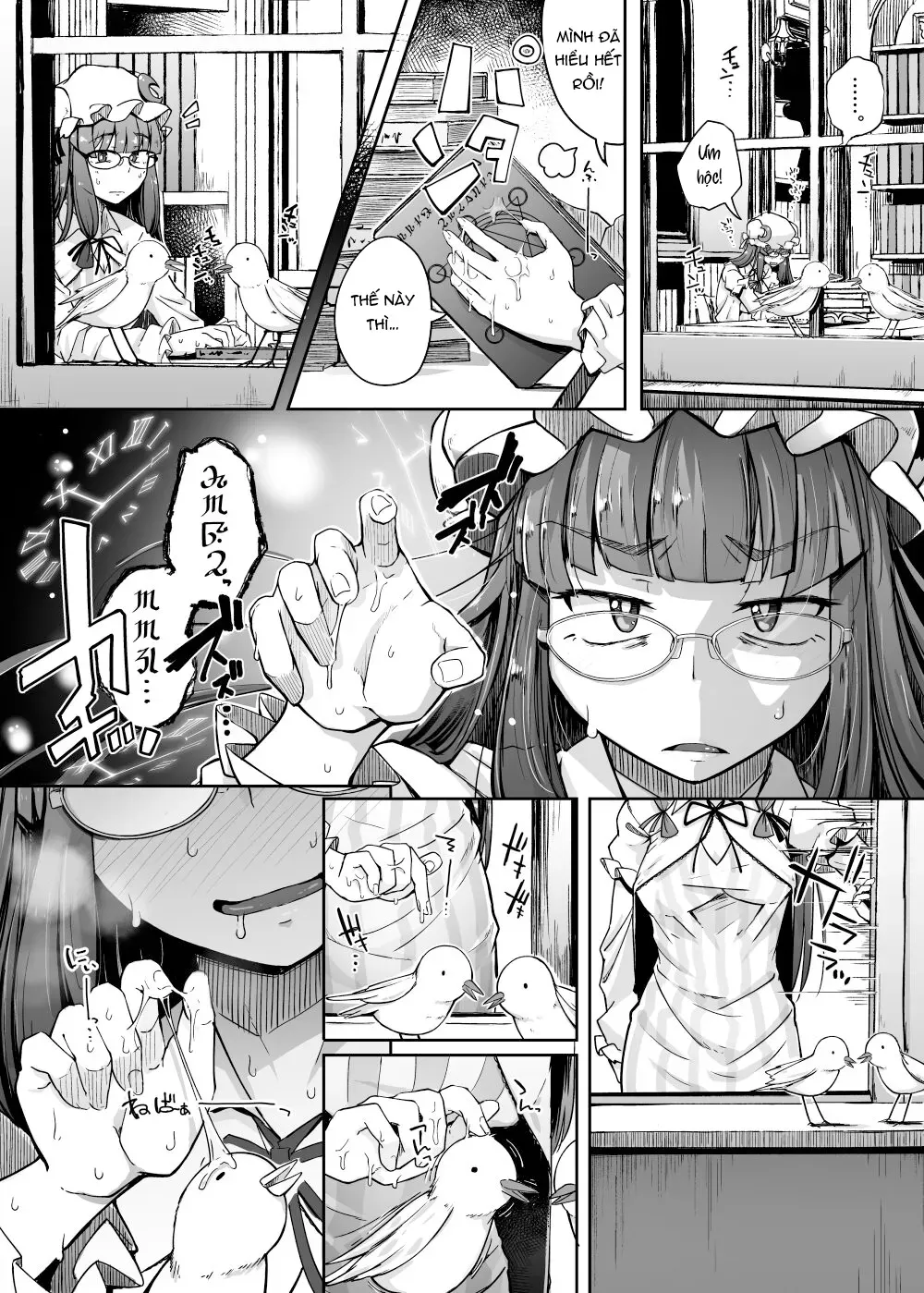 HentaiVN.net - Ảnh 10 - Sự tích cái lỗ và Cá Chà Bặc [Jikahatsudensho; Ana to Muttsuri Dosukebe Daitoshokan; The Hole and the Closet Perverted Unmoving Great Library] - Chap 6