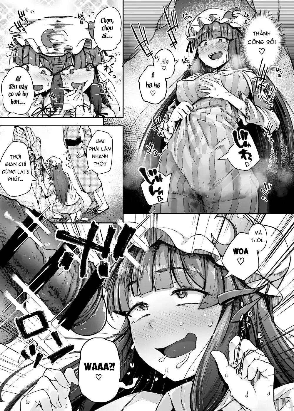 HentaiVN.net - Ảnh 13 - Sự tích cái lỗ và Cá Chà Bặc [Jikahatsudensho; Ana to Muttsuri Dosukebe Daitoshokan; The Hole and the Closet Perverted Unmoving Great Library] - Chap 6