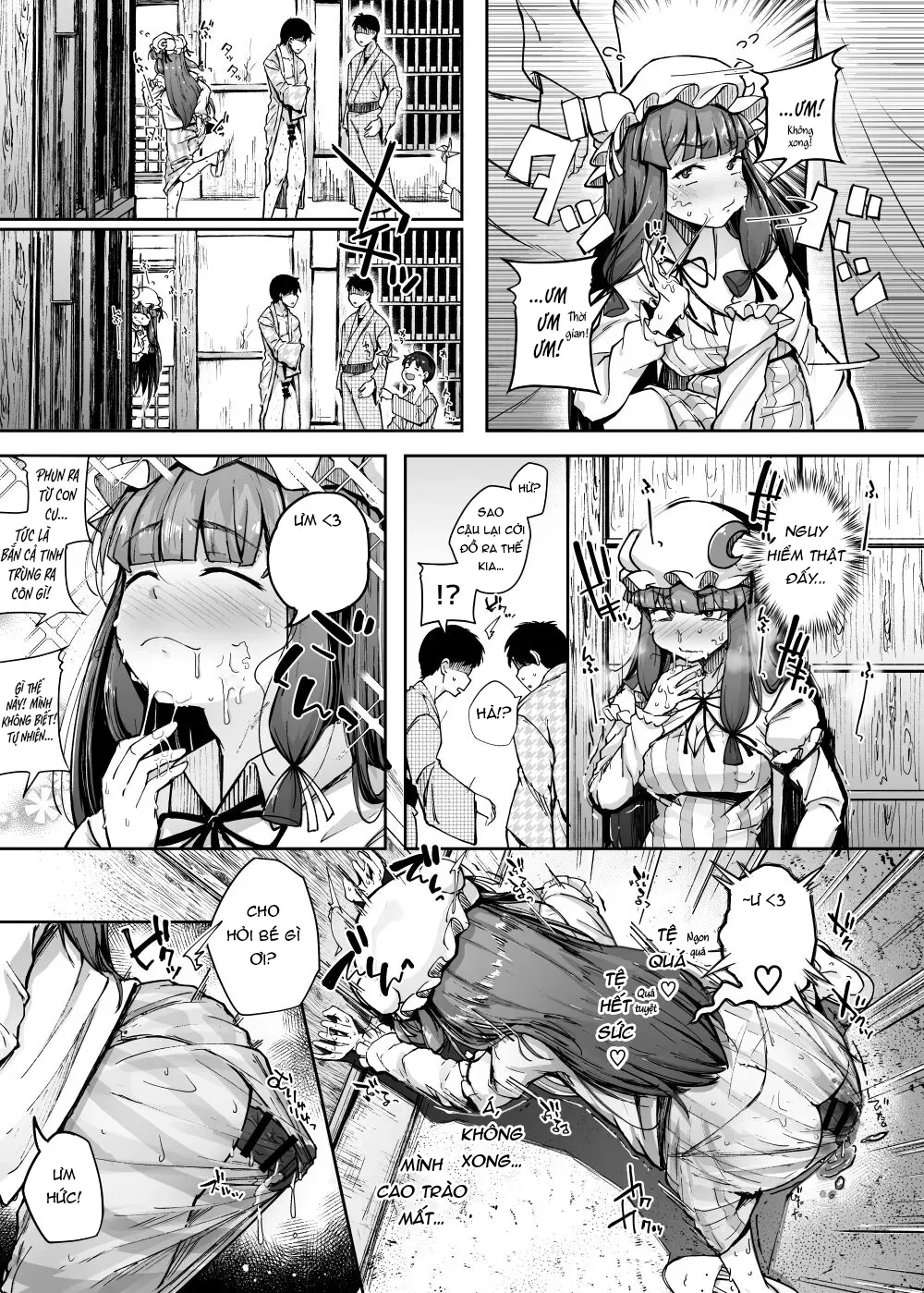 HentaiVN.net - Ảnh 17 - Sự tích cái lỗ và Cá Chà Bặc [Jikahatsudensho; Ana to Muttsuri Dosukebe Daitoshokan; The Hole and the Closet Perverted Unmoving Great Library] - Chap 6