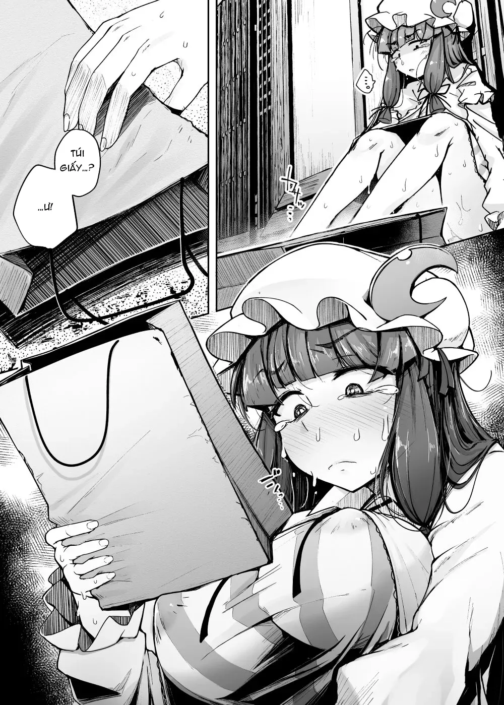 HentaiVN.net - Ảnh 16 - Sự tích cái lỗ và Cá Chà Bặc [Jikahatsudensho; Ana to Muttsuri Dosukebe Daitoshokan; The Hole and the Closet Perverted Unmoving Great Library] - Chap 7