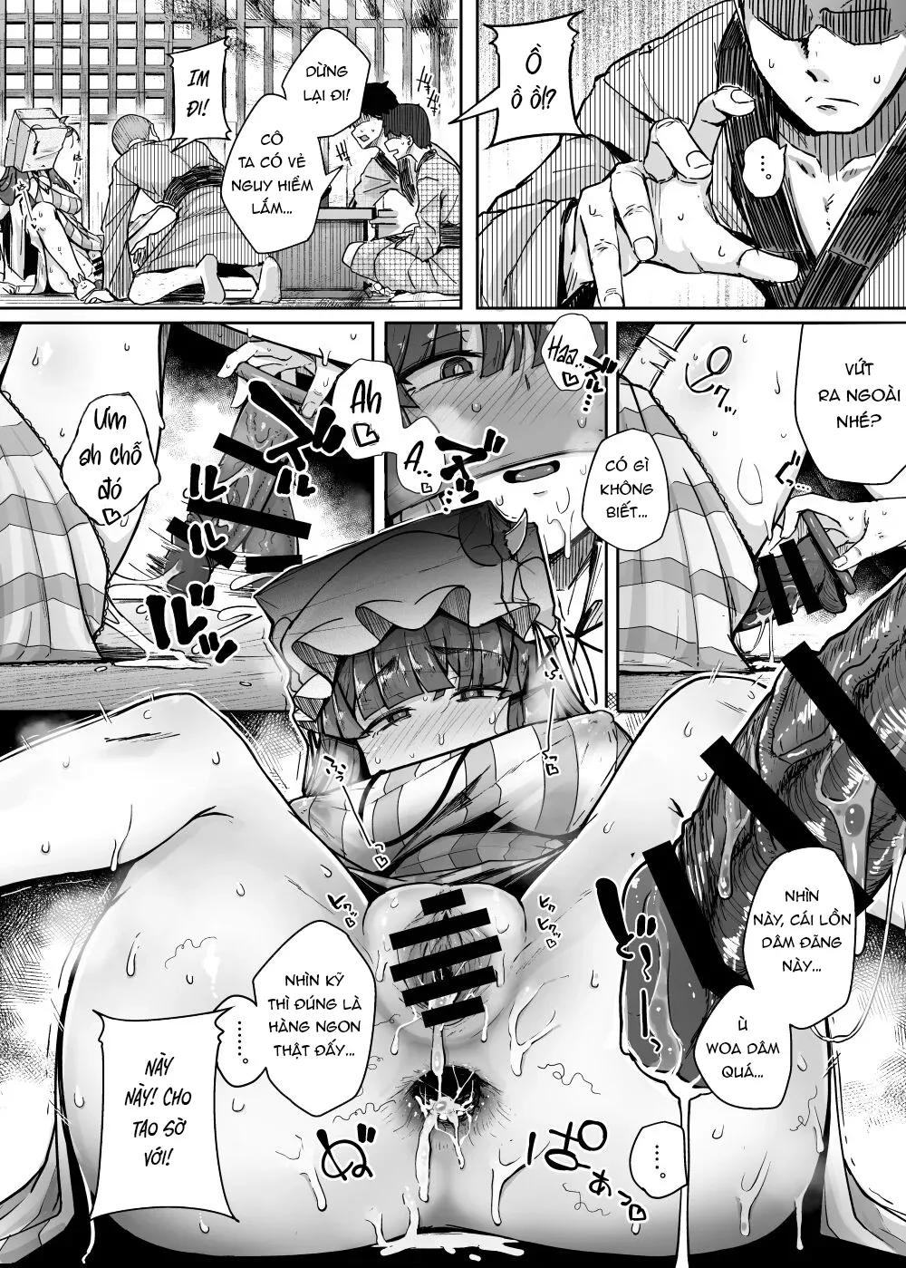 HentaiVN.net - Ảnh 21 - Sự tích cái lỗ và Cá Chà Bặc [Jikahatsudensho; Ana to Muttsuri Dosukebe Daitoshokan; The Hole and the Closet Perverted Unmoving Great Library] - Chap 7