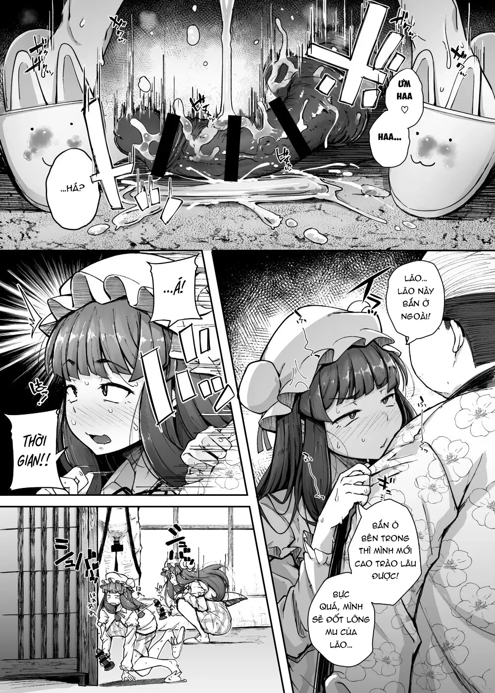 HentaiVN.net - Ảnh 6 - Sự tích cái lỗ và Cá Chà Bặc [Jikahatsudensho; Ana to Muttsuri Dosukebe Daitoshokan; The Hole and the Closet Perverted Unmoving Great Library] - Chap 7
