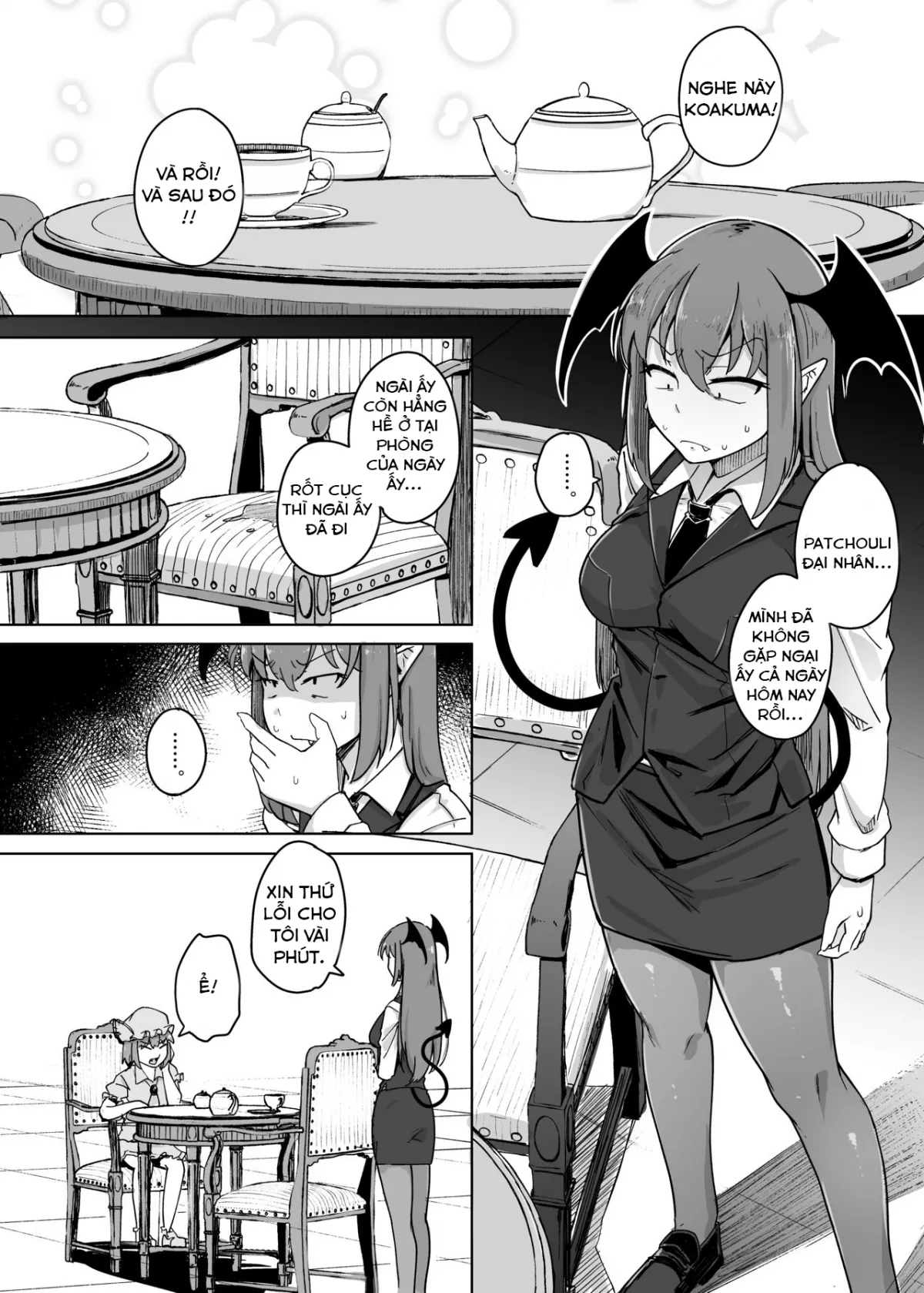 HentaiVN.net - Ảnh 12 - Sự tích cái lỗ và Cá Chà Bặc [Jikahatsudensho; Ana to Muttsuri Dosukebe Daitoshokan; The Hole and the Closet Perverted Unmoving Great Library] - Chap 9