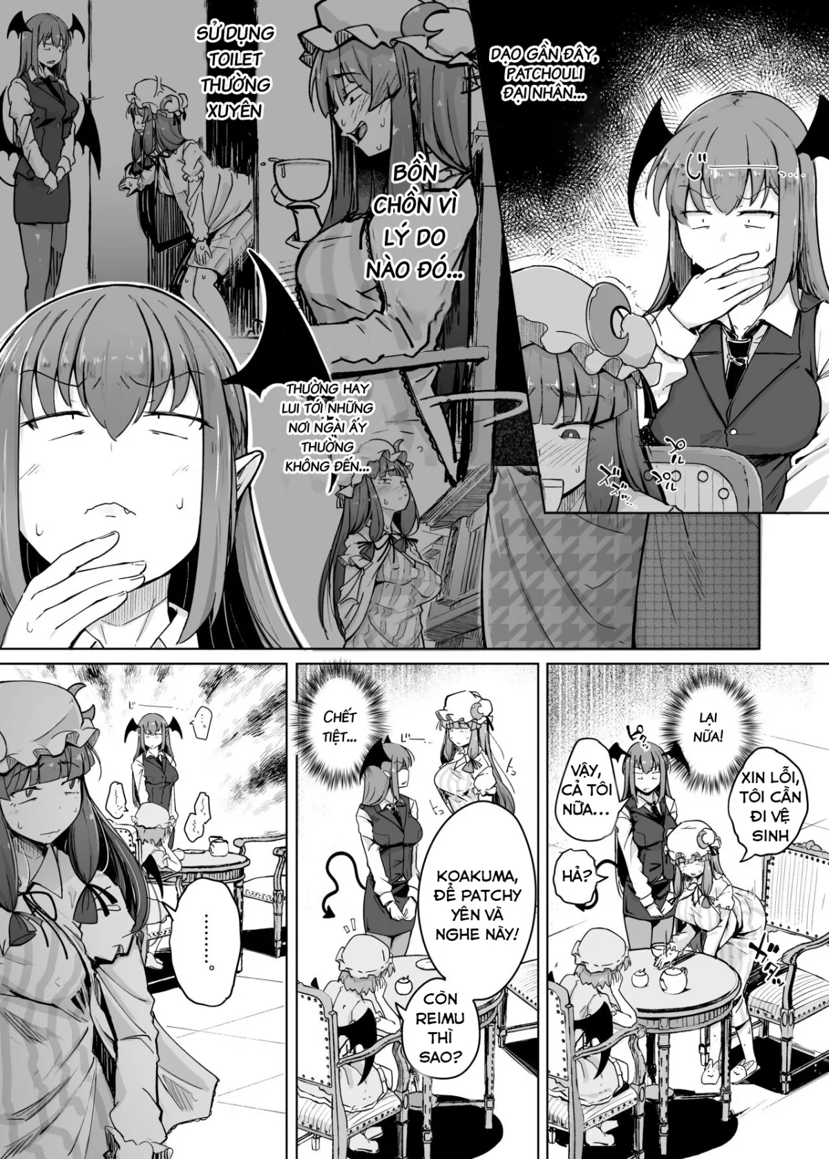 HentaiVN.net - Ảnh 4 - Sự tích cái lỗ và Cá Chà Bặc [Jikahatsudensho; Ana to Muttsuri Dosukebe Daitoshokan; The Hole and the Closet Perverted Unmoving Great Library] - Chap 9