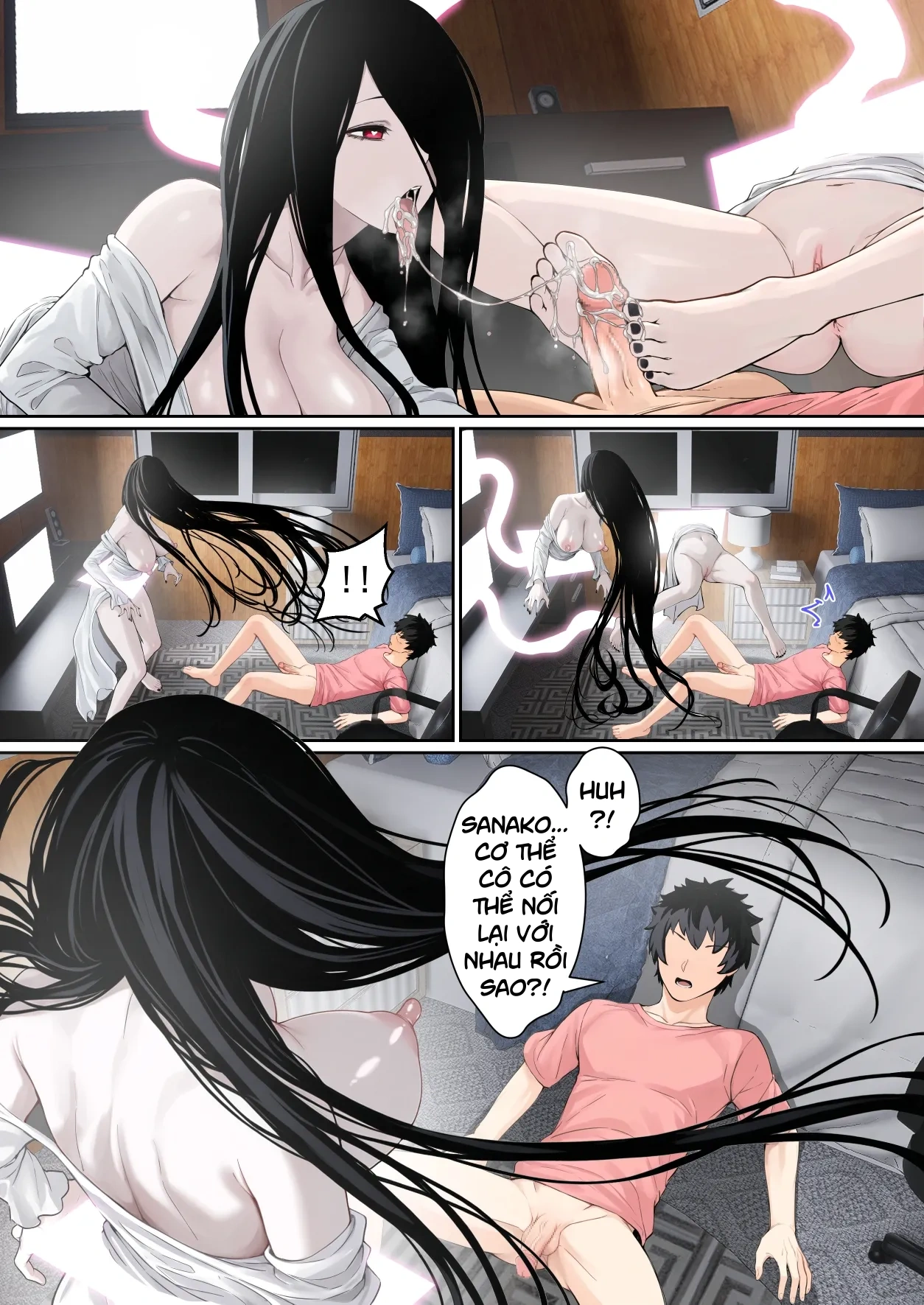 HentaiVN.net - Ảnh 11 - Regarding Sadako Getting Stuck On A Computer Screen - Chap 3