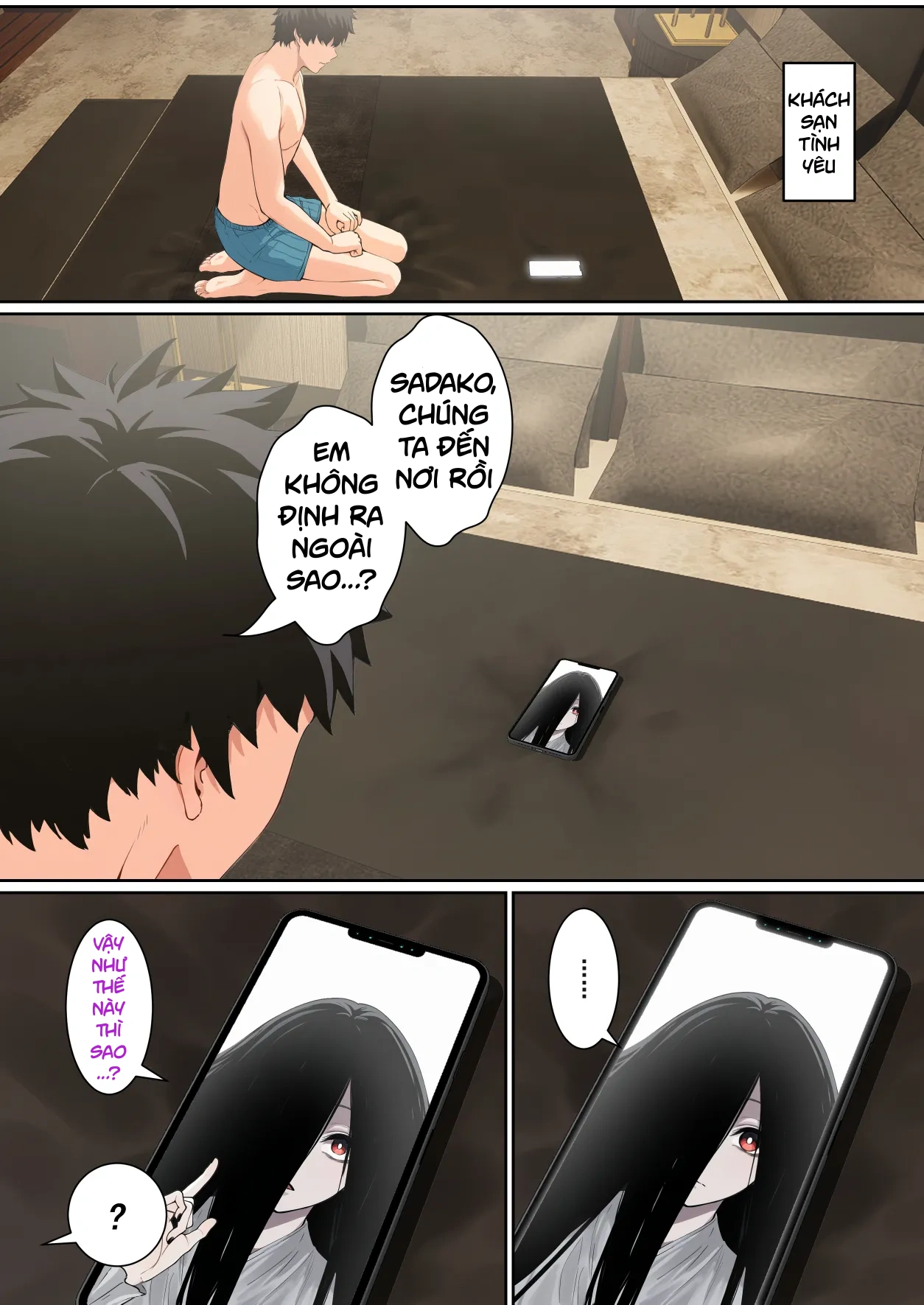 HentaiVN.net - Ảnh 4 - Regarding Sadako Getting Stuck On A Computer Screen - Chap 4