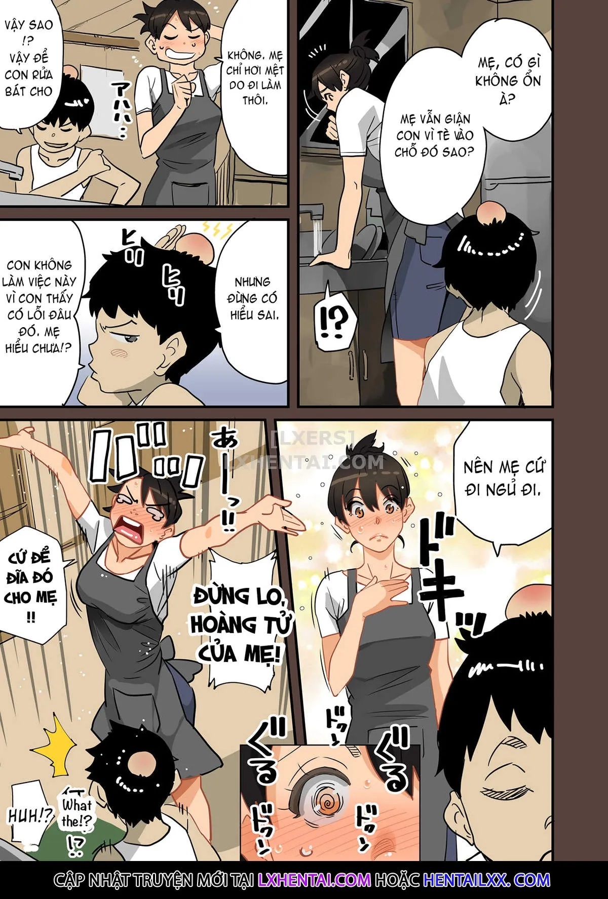 HentaiVN.net - Ảnh 39 - Gia Tộc Dâm Loàn [Zenin Shikkaku - Hahaoya No Mesubuta Sex Choukyou Kiroku] - Chap 1