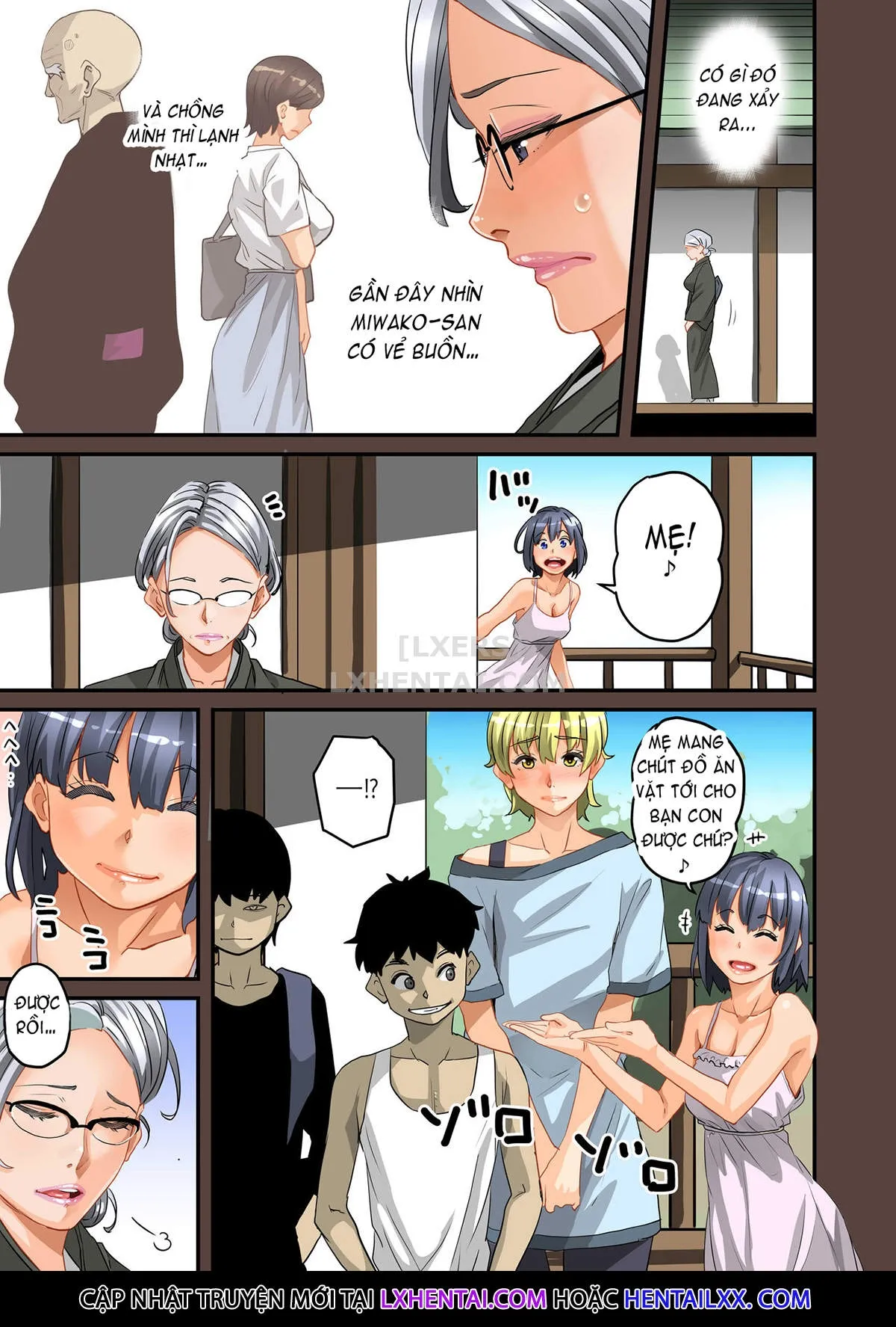 HentaiVN.net - Ảnh 5 - Gia Tộc Dâm Loàn [Zenin Shikkaku - Hahaoya No Mesubuta Sex Choukyou Kiroku] - Chap 4
