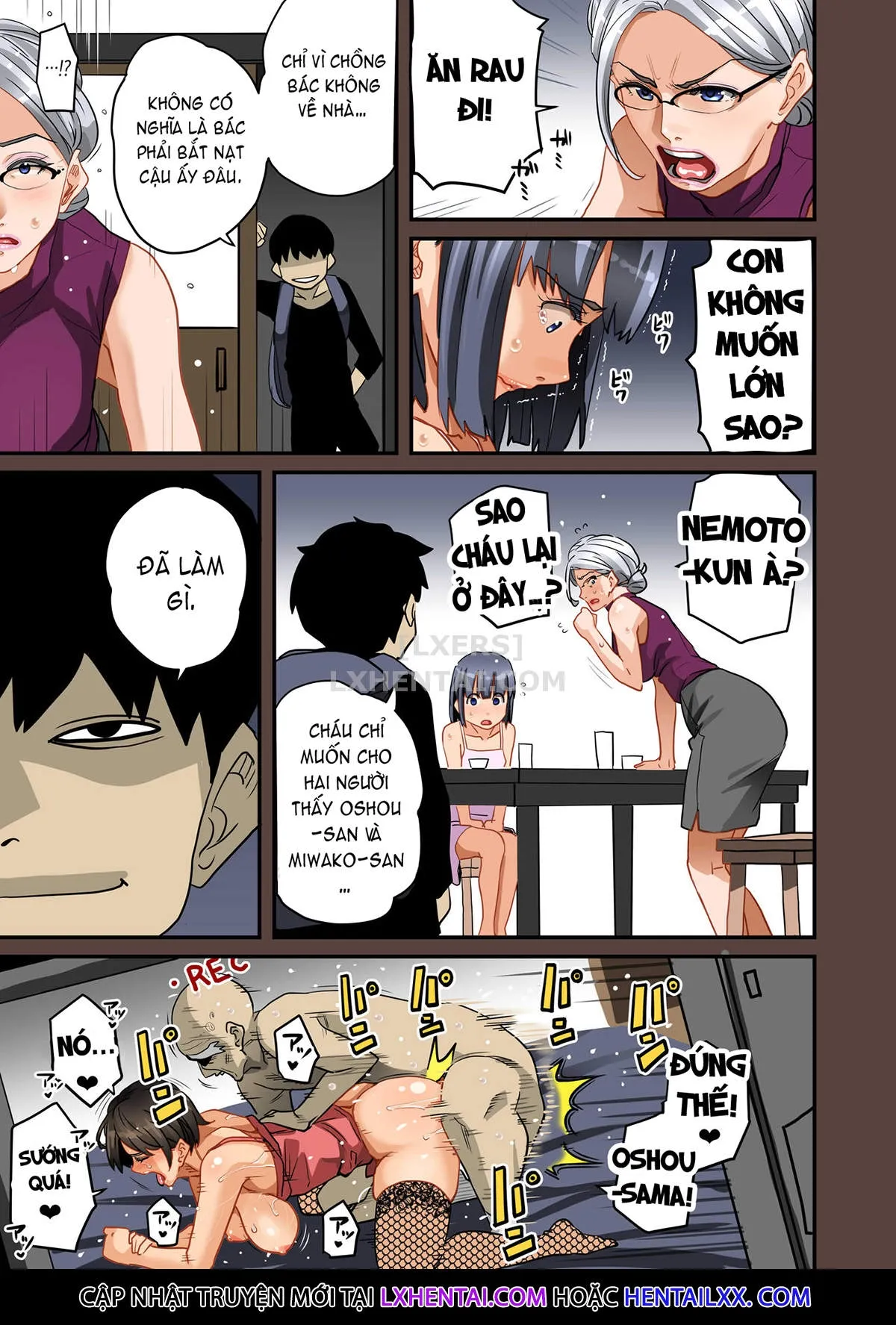 HentaiVN.net - Ảnh 5 - Gia Tộc Dâm Loàn [Zenin Shikkaku - Hahaoya No Mesubuta Sex Choukyou Kiroku] - Chap 5