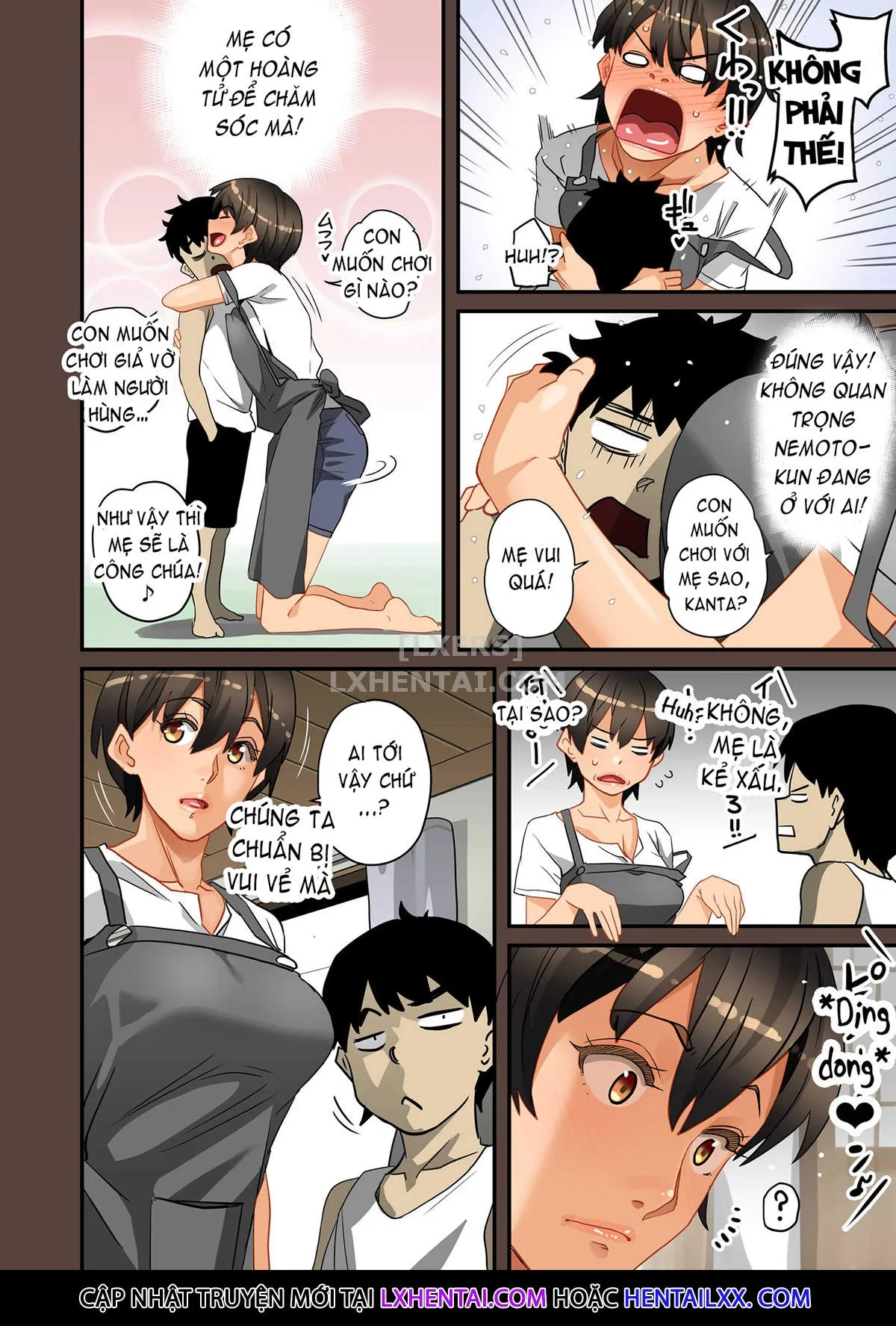 HentaiVN.net - Ảnh 10 - Gia Tộc Dâm Loàn [Zenin Shikkaku - Hahaoya No Mesubuta Sex Choukyou Kiroku] - Chap 6