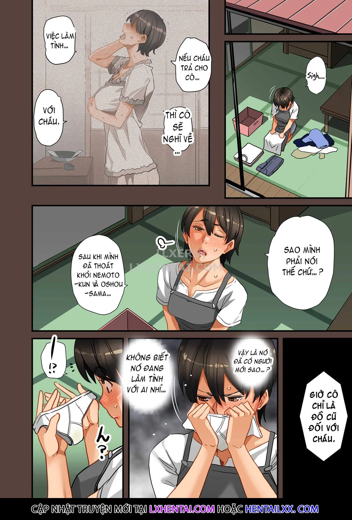 HentaiVN.net - Ảnh 8 - Gia Tộc Dâm Loàn [Zenin Shikkaku - Hahaoya No Mesubuta Sex Choukyou Kiroku] - Chap 6