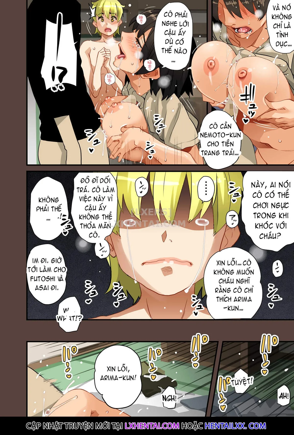 HentaiVN.net - Ảnh 14 - Gia Tộc Dâm Loàn [Zenin Shikkaku - Hahaoya No Mesubuta Sex Choukyou Kiroku] - Chap 7