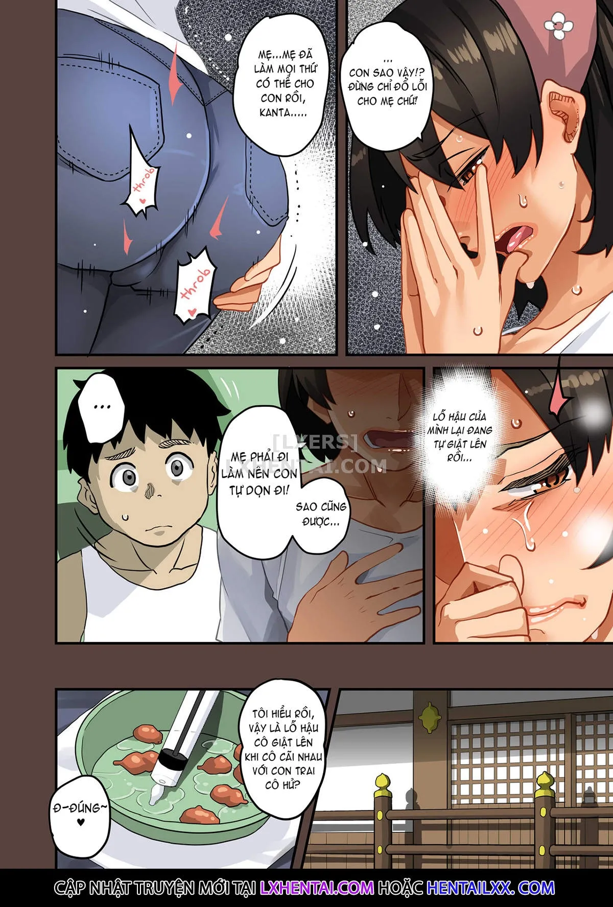 HentaiVN.net - Ảnh 24 - Gia Tộc Dâm Loàn [Zenin Shikkaku - Hahaoya No Mesubuta Sex Choukyou Kiroku] - Chap 10