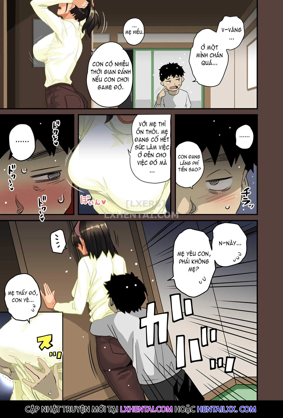 HentaiVN.net - Ảnh 5 - Gia Tộc Dâm Loàn [Zenin Shikkaku - Hahaoya No Mesubuta Sex Choukyou Kiroku] - Chap 12