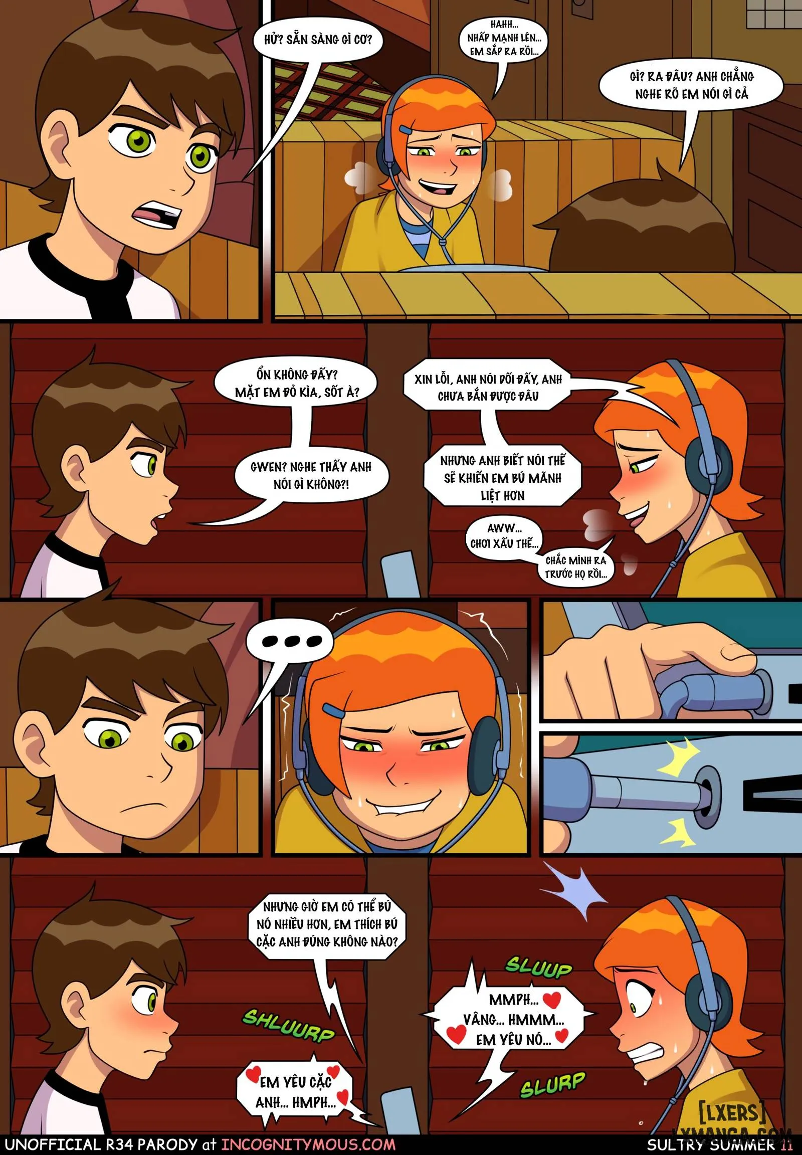 HentaiVN.net - Ảnh 12 - Mùa Hè Ấm Áp (Ben10) - Chap 1