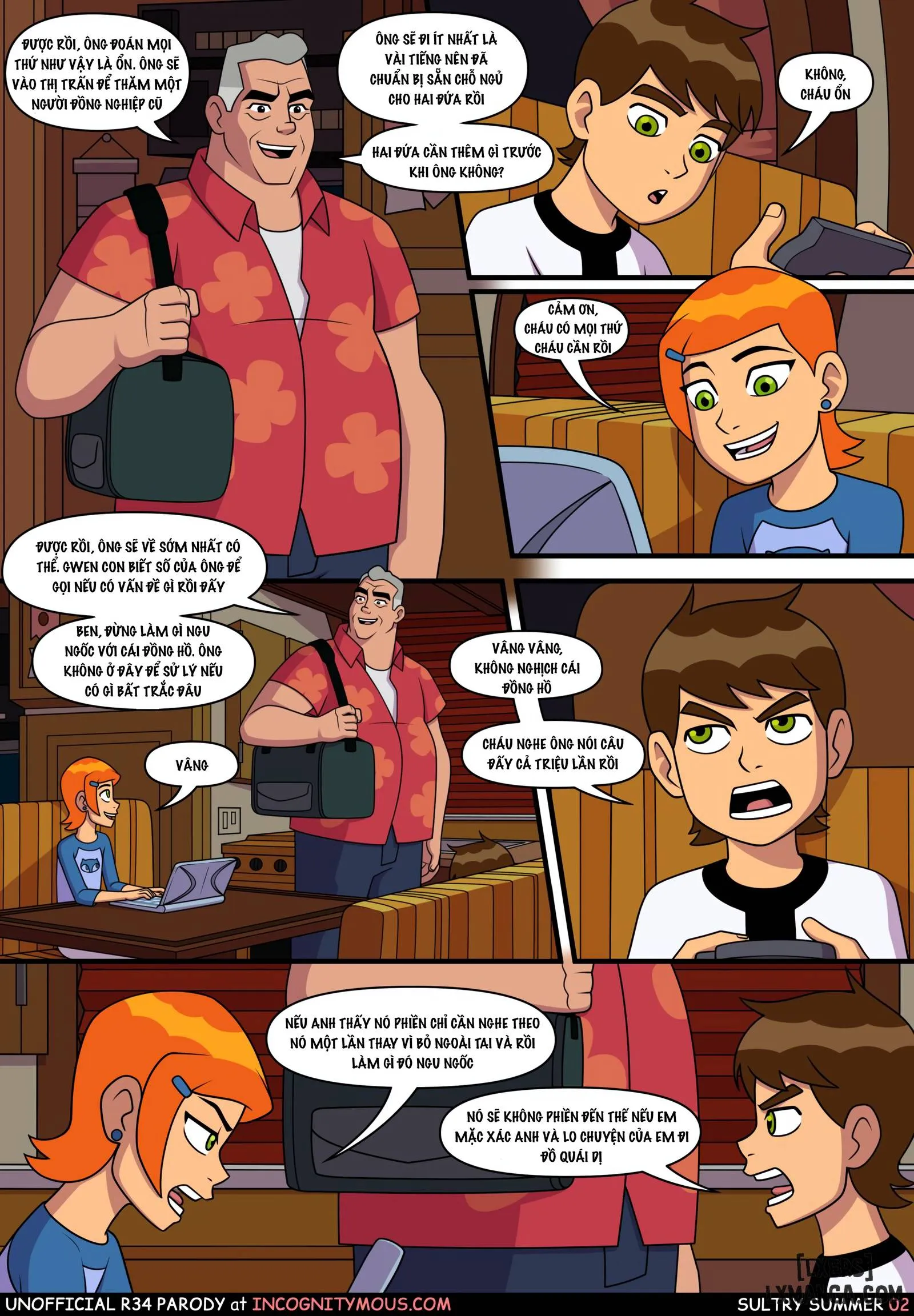 HentaiVN.net - Ảnh 3 - Mùa Hè Ấm Áp (Ben10) - Chap 1