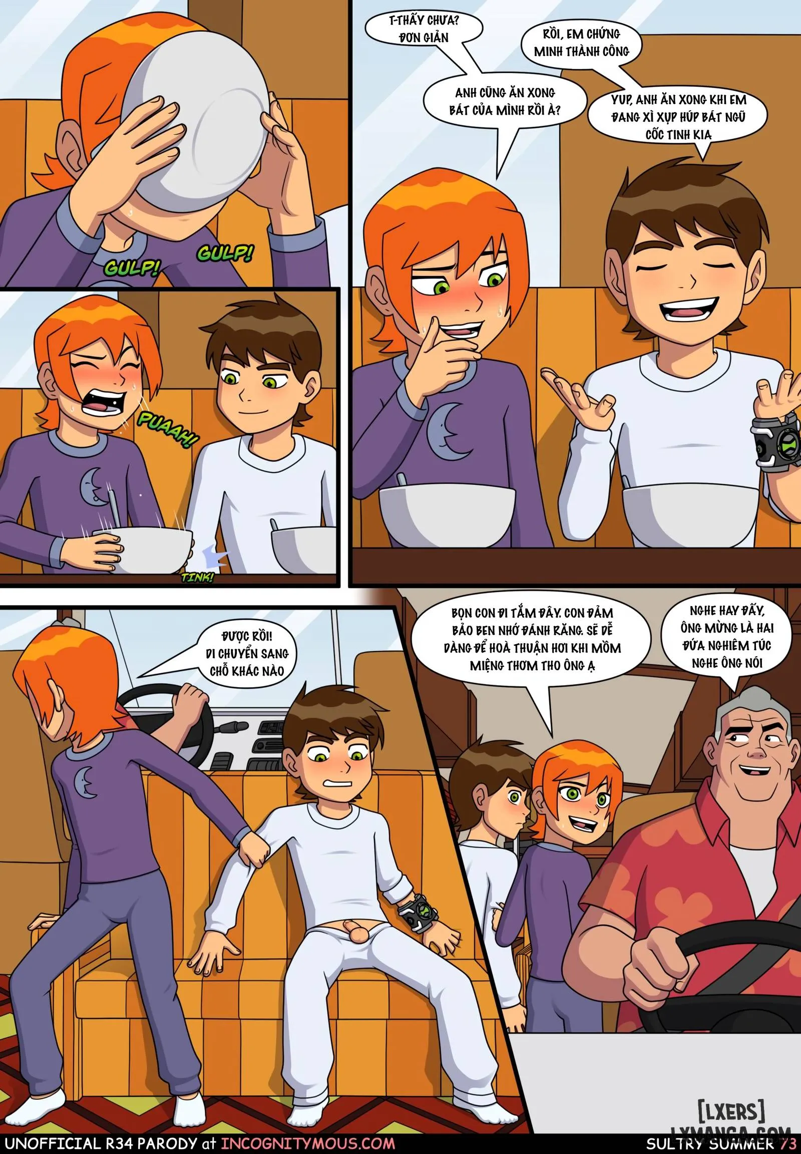 HentaiVN.net - Ảnh 10 - Mùa Hè Ấm Áp (Ben10) - Chap 2
