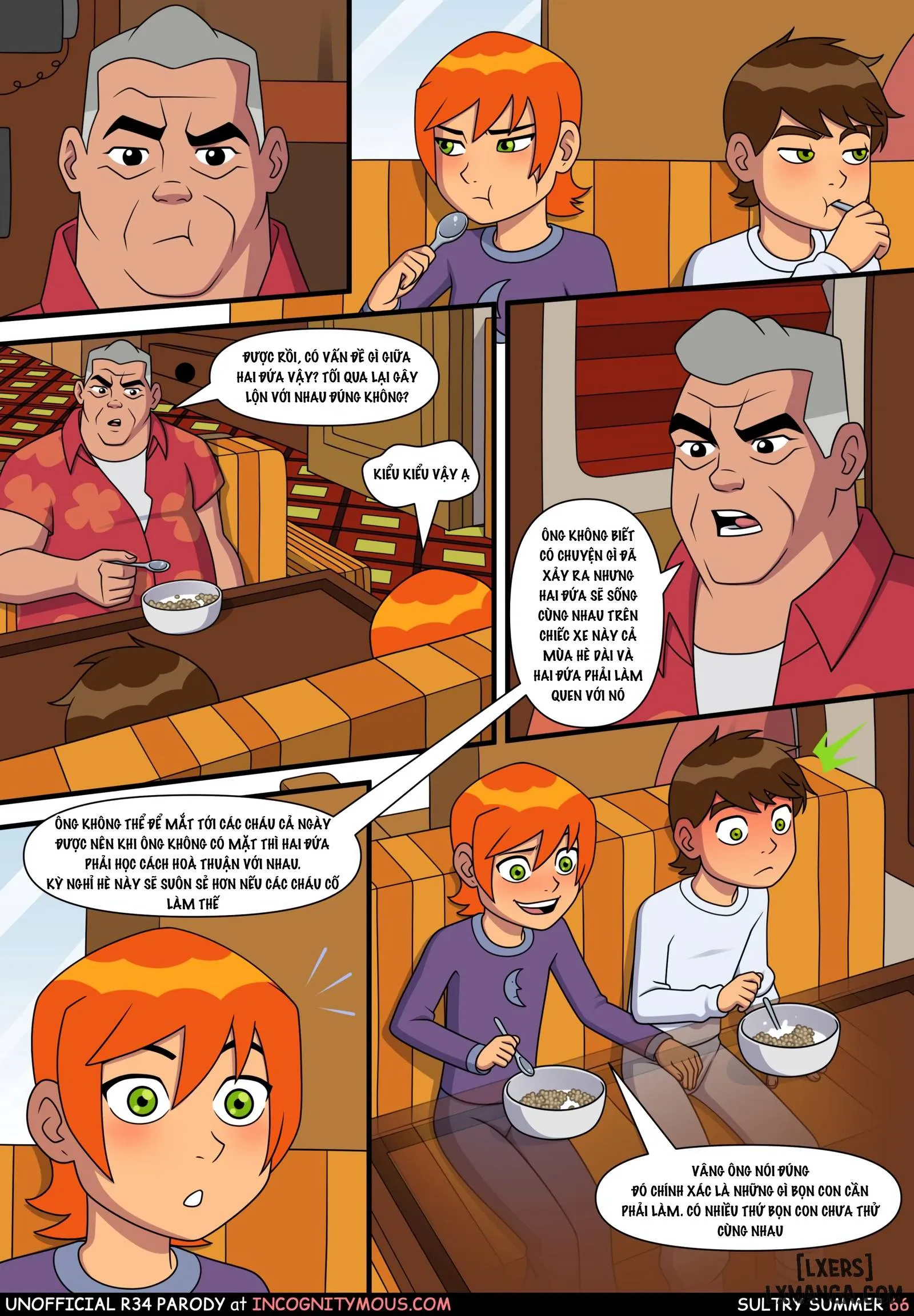 HentaiVN.net - Ảnh 3 - Mùa Hè Ấm Áp (Ben10) - Chap 2