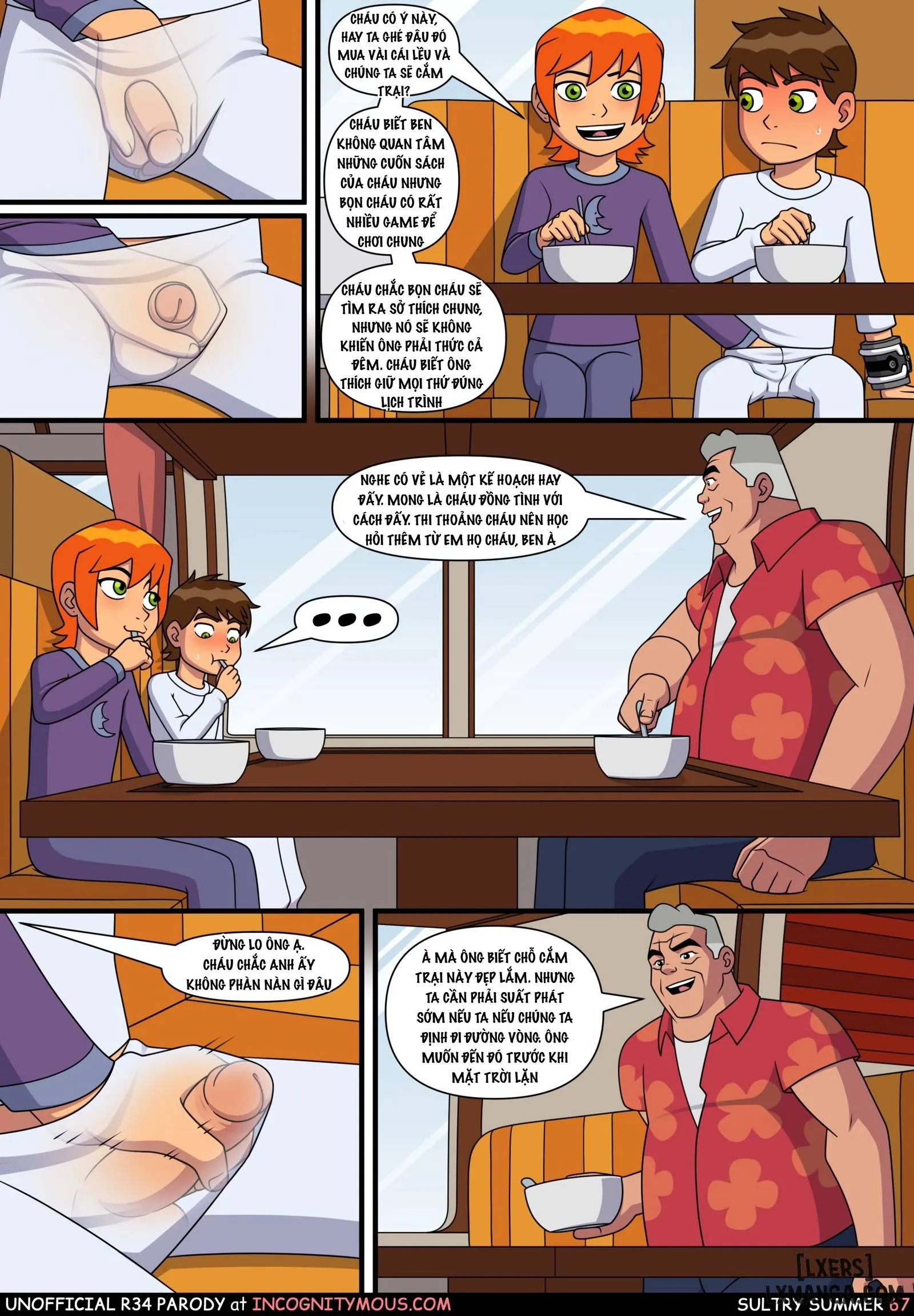 HentaiVN.net - Ảnh 4 - Mùa Hè Ấm Áp (Ben10) - Chap 2