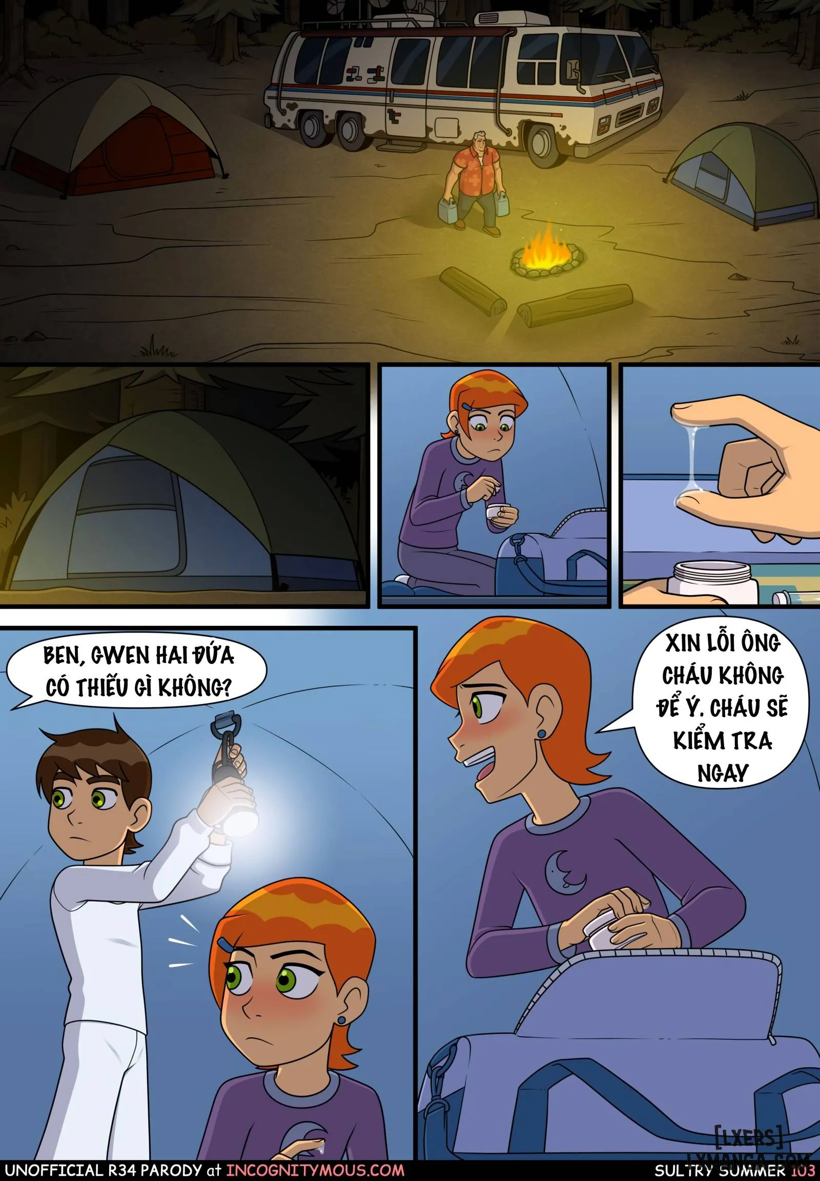 HentaiVN.net - Ảnh 39 - Mùa Hè Ấm Áp (Ben10) - Chap 2