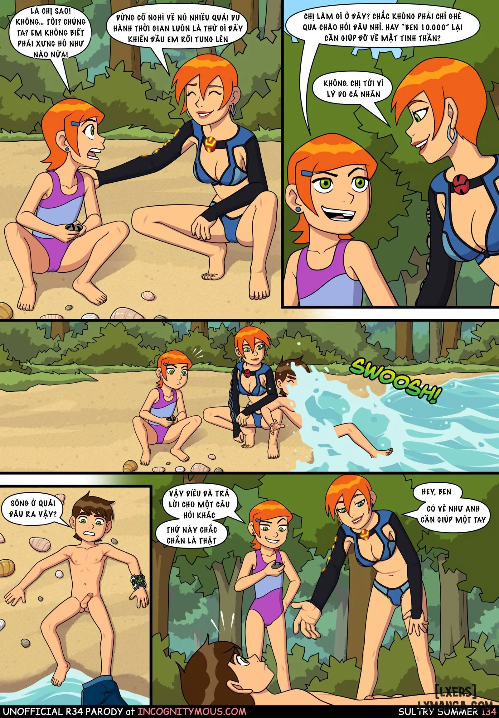 HentaiVN.net - Ảnh 3 - Mùa Hè Ấm Áp (Ben10) - Chap 3