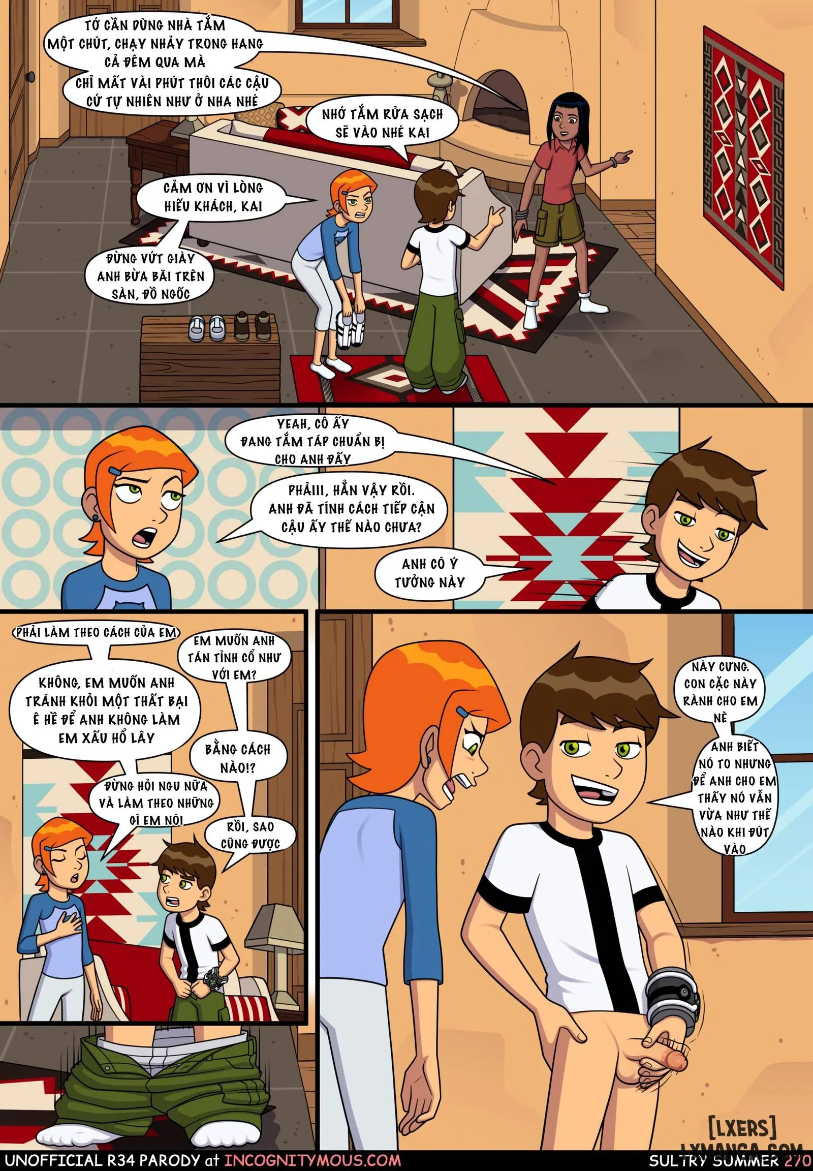 HentaiVN.net - Ảnh 3 - Mùa Hè Ấm Áp (Ben10) - Chap 6
