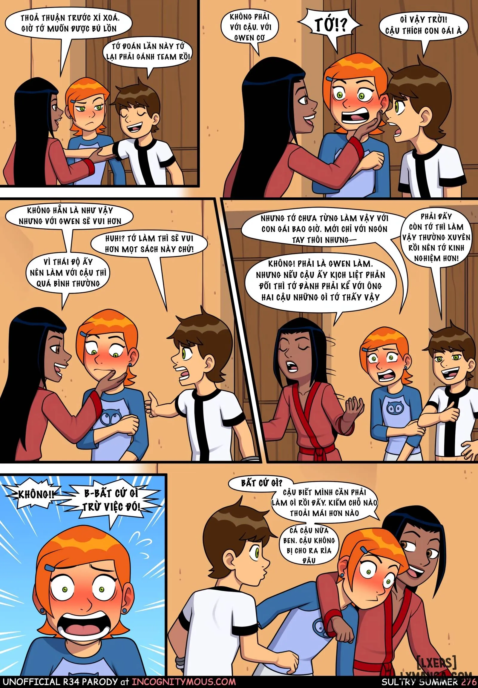HentaiVN.net - Ảnh 9 - Mùa Hè Ấm Áp (Ben10) - Chap 6