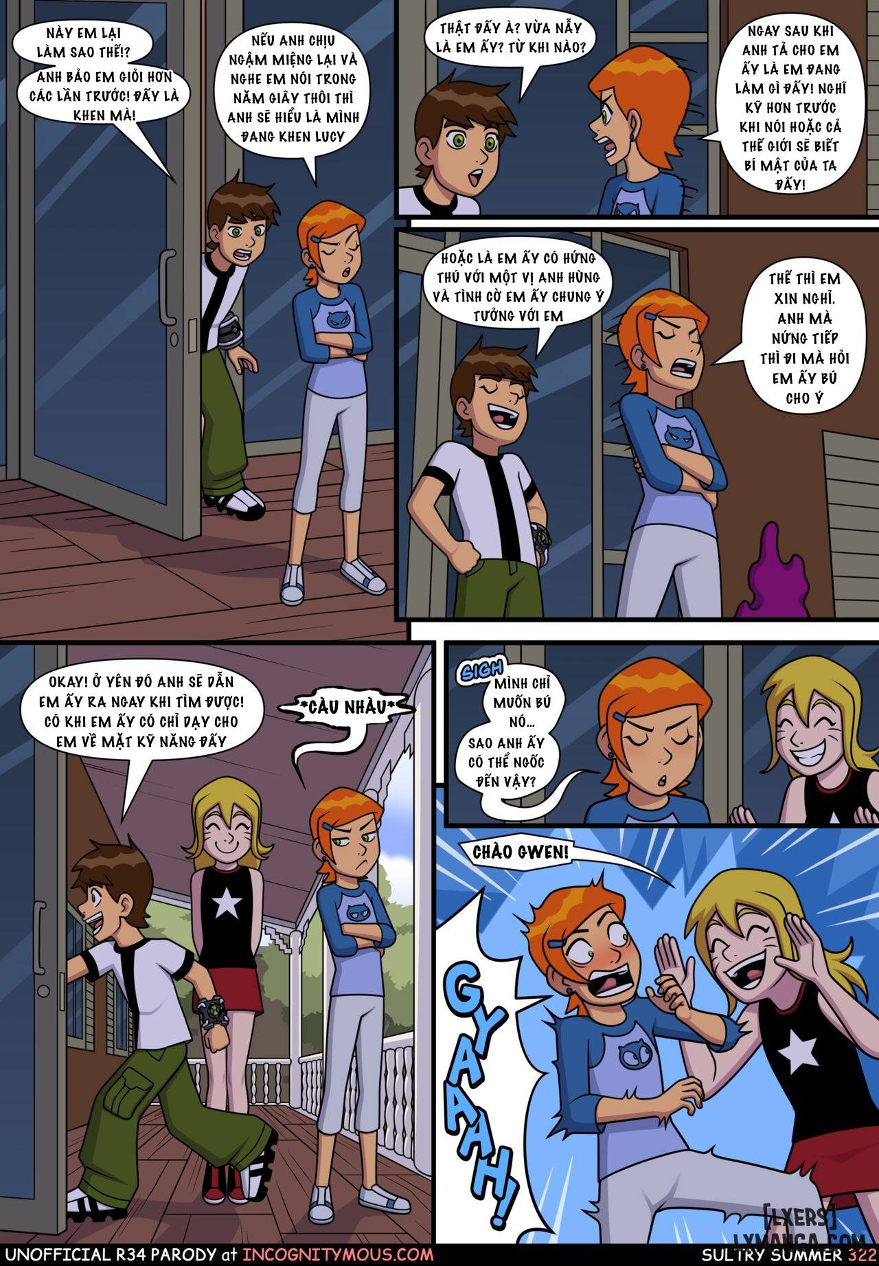 HentaiVN.net - Ảnh 10 - Mùa Hè Ấm Áp (Ben10) - Chap 7