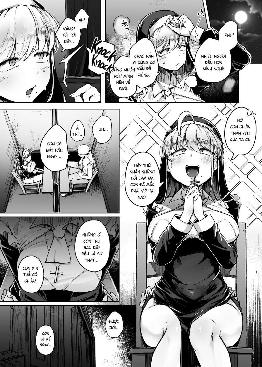 HentaiVN.net - Ảnh 13 - Lỗ xưng tội [The Confession Hole, Zangeshitsu no Ana, 懺悔室の穴] - Chap 3