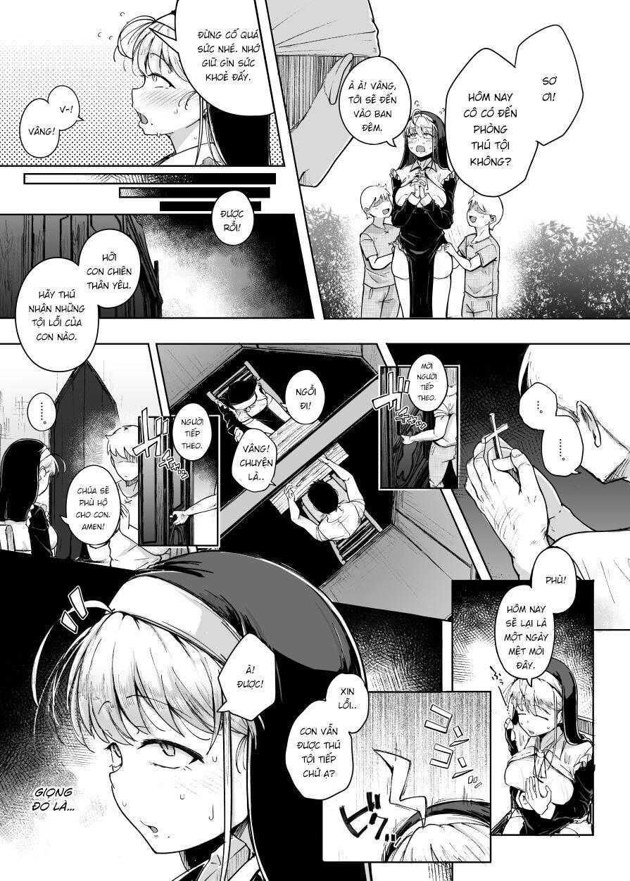 HentaiVN.net - Ảnh 18 - Lỗ xưng tội [The Confession Hole, Zangeshitsu no Ana, 懺悔室の穴] - Chap 3