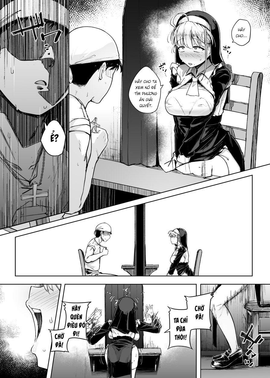 HentaiVN.net - Ảnh 21 - Lỗ xưng tội [The Confession Hole, Zangeshitsu no Ana, 懺悔室の穴] - Chap 3
