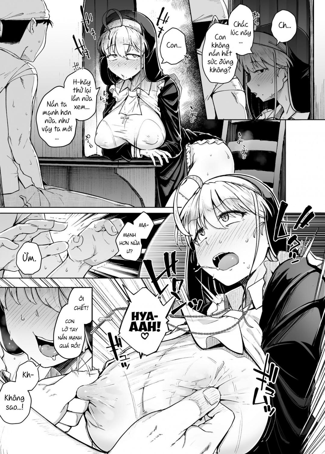 HentaiVN.net - Ảnh 11 - Lỗ xưng tội [The Confession Hole, Zangeshitsu no Ana, 懺悔室の穴] - Chap 4