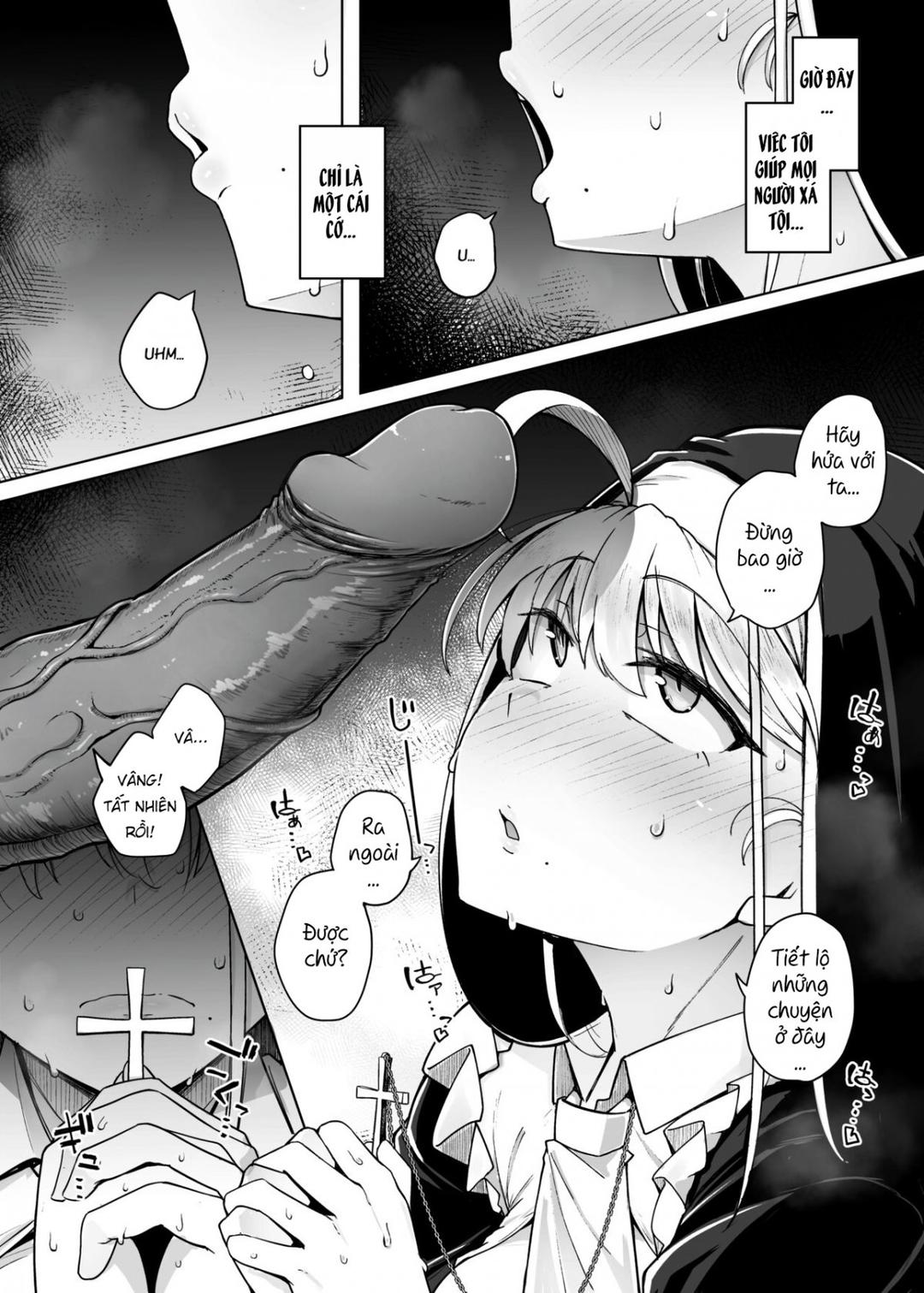 HentaiVN.net - Ảnh 16 - Lỗ xưng tội [The Confession Hole, Zangeshitsu no Ana, 懺悔室の穴] - Chap 4