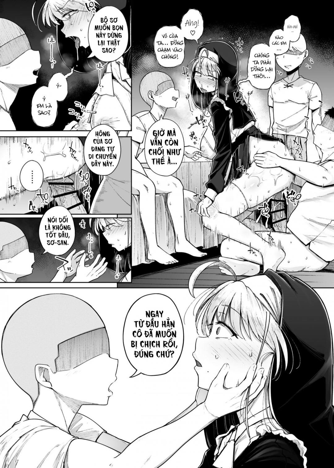 HentaiVN.net - Ảnh 32 - Lỗ xưng tội [The Confession Hole, Zangeshitsu no Ana, 懺悔室の穴] - Chap 5