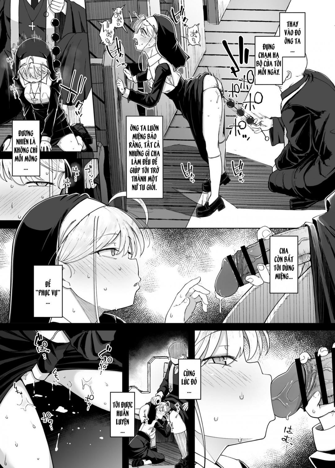 HentaiVN.net - Ảnh 11 - Lỗ xưng tội [The Confession Hole, Zangeshitsu no Ana, 懺悔室の穴] - Chap 6