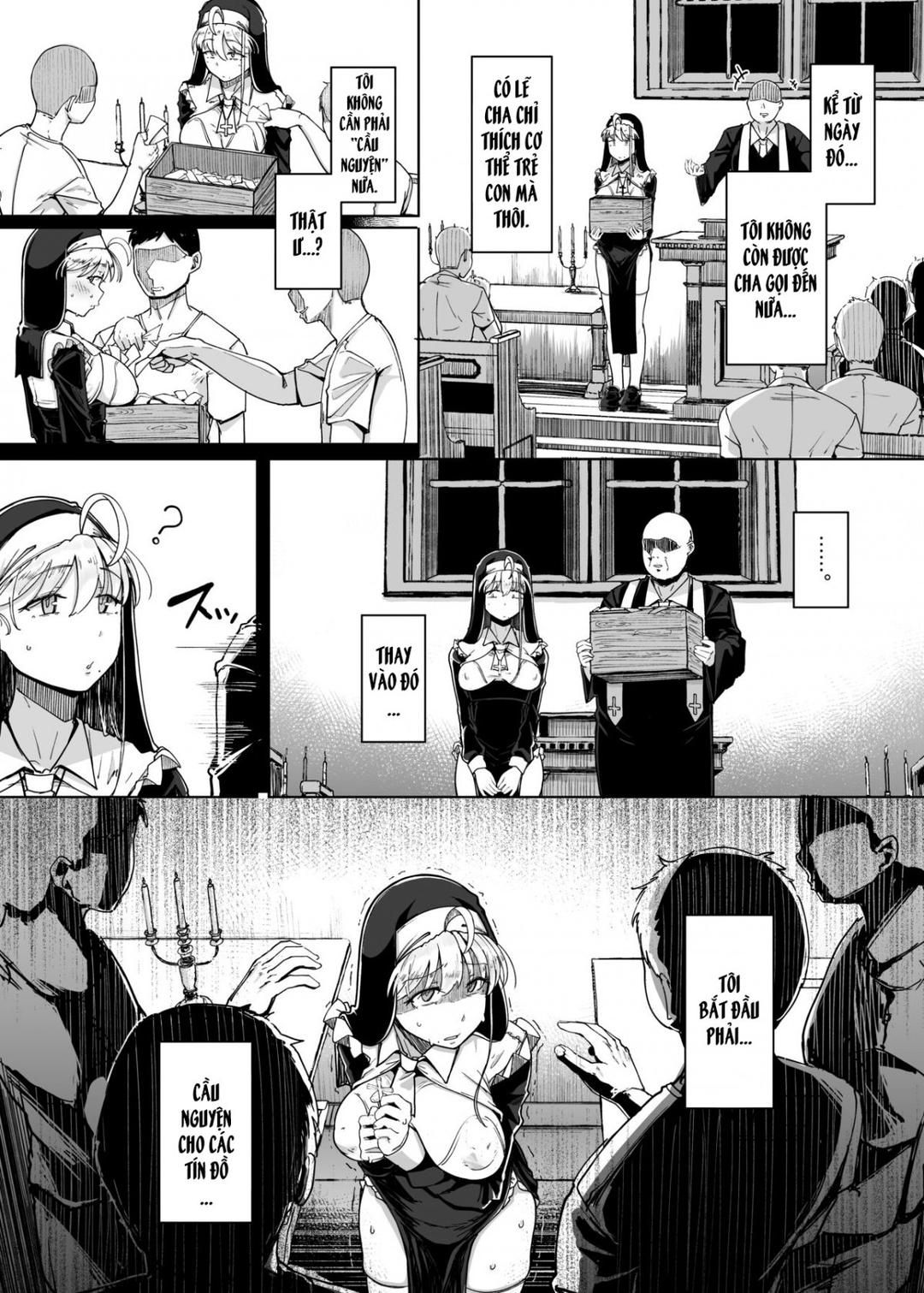 HentaiVN.net - Ảnh 20 - Lỗ xưng tội [The Confession Hole, Zangeshitsu no Ana, 懺悔室の穴] - Chap 6