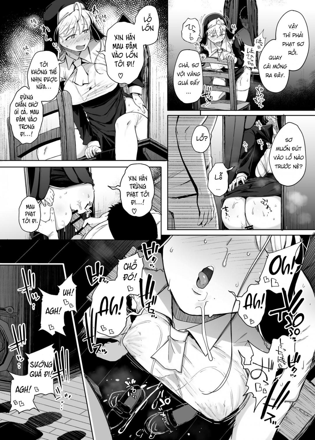 HentaiVN.net - Ảnh 30 - Lỗ xưng tội [The Confession Hole, Zangeshitsu no Ana, 懺悔室の穴] - Chap 6