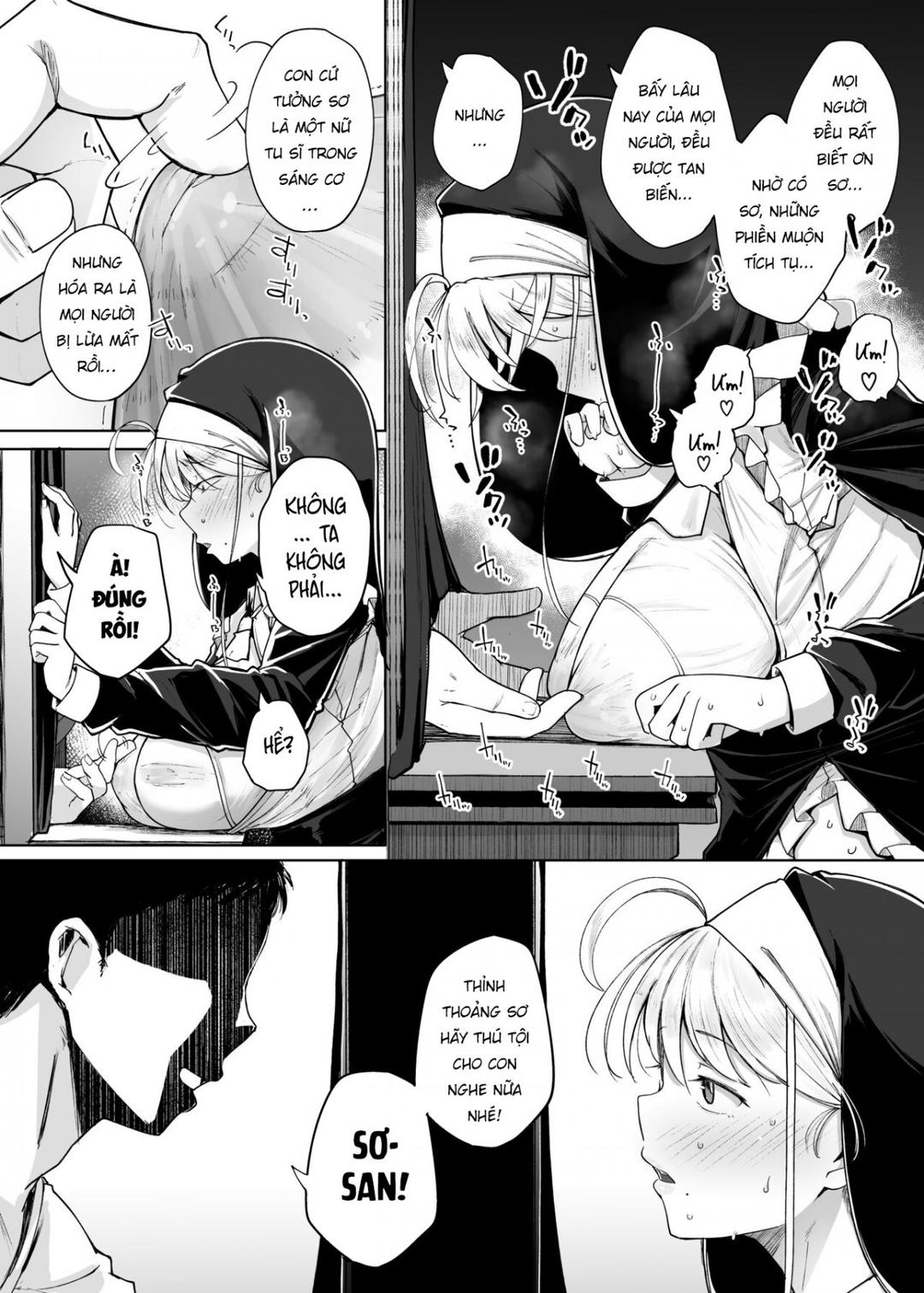 HentaiVN.net - Ảnh 8 - Lỗ xưng tội [The Confession Hole, Zangeshitsu no Ana, 懺悔室の穴] - Chap 6