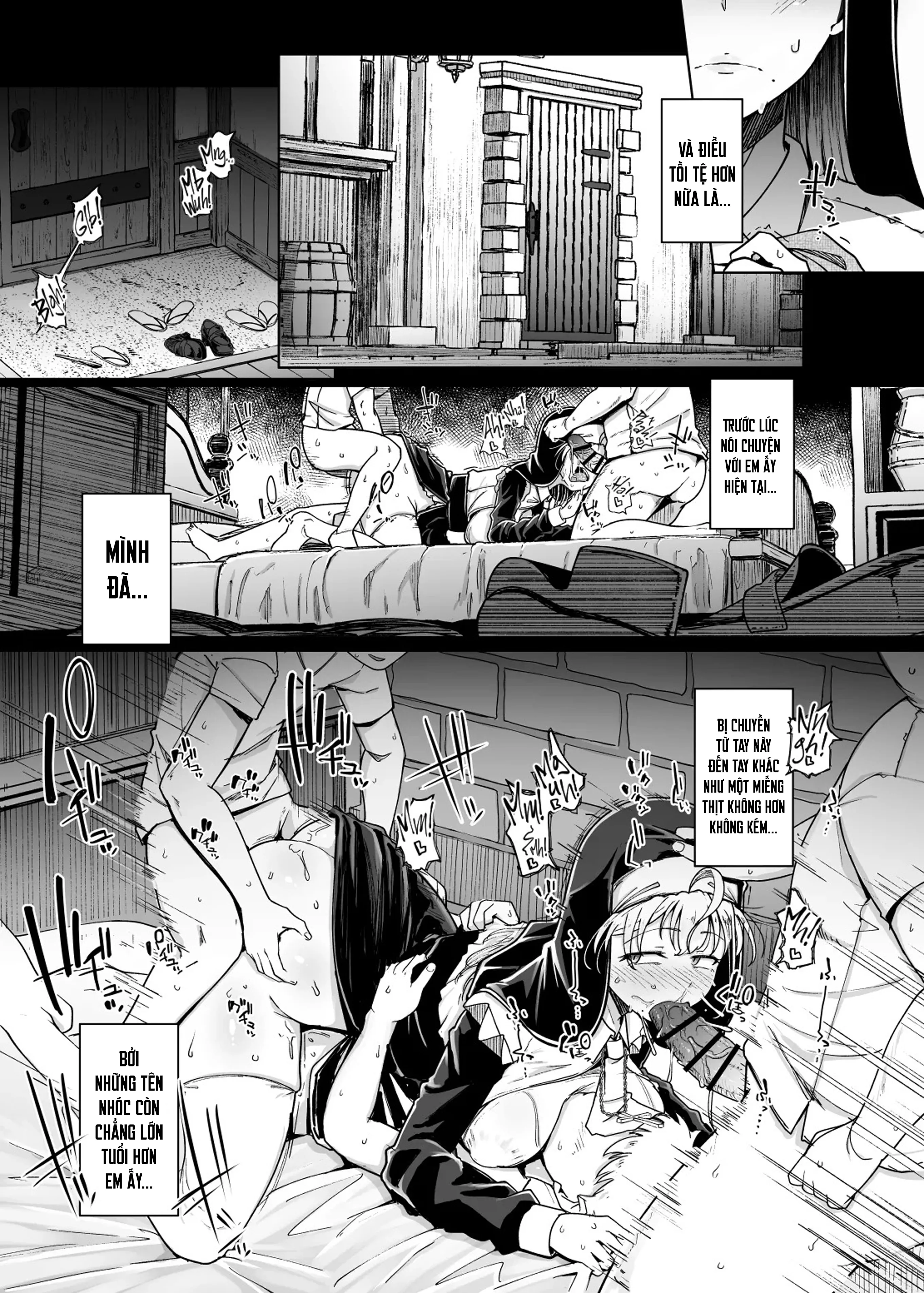 HentaiVN.net - Ảnh 11 - Lỗ xưng tội [The Confession Hole, Zangeshitsu no Ana, 懺悔室の穴] - Chap 7