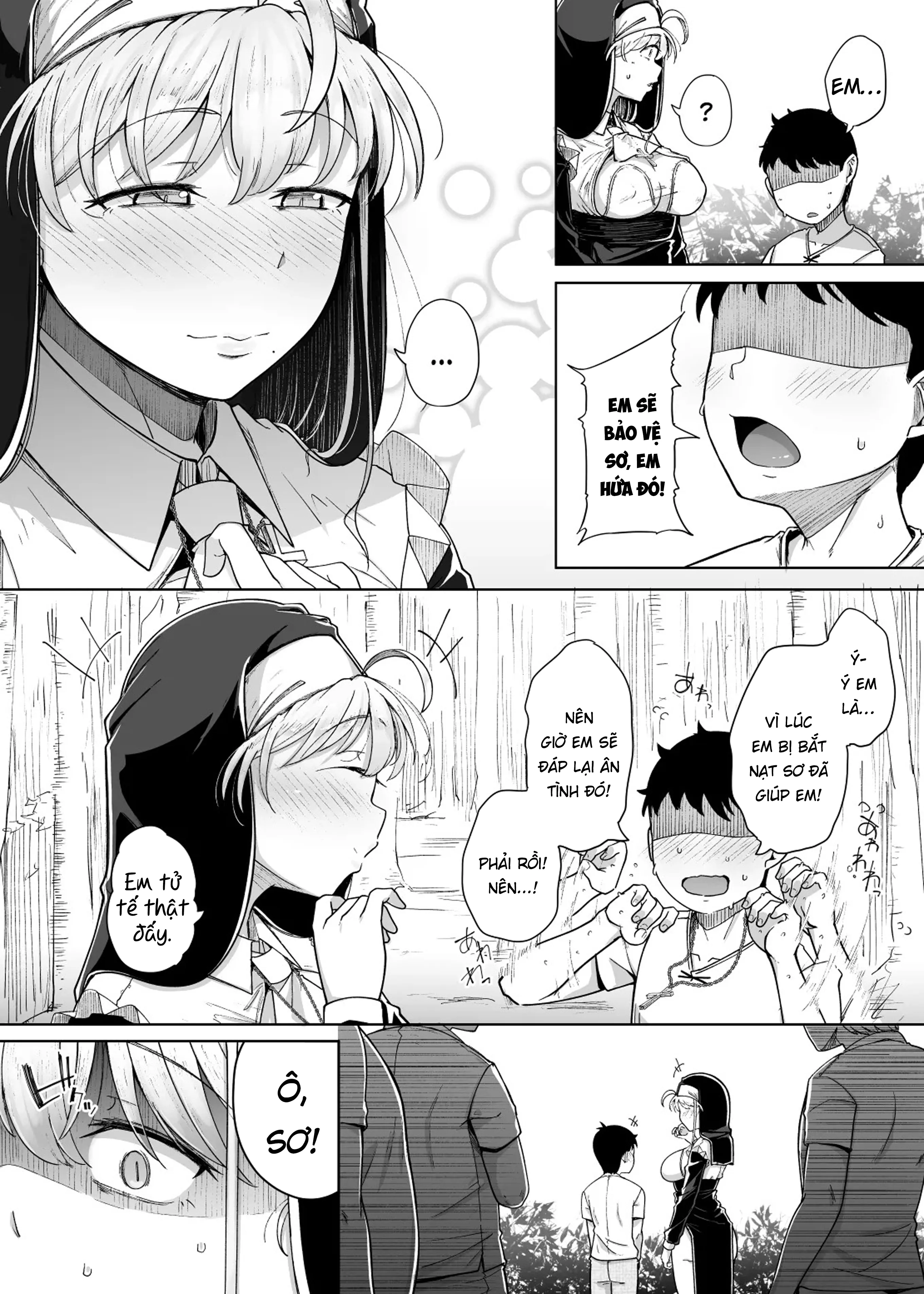 HentaiVN.net - Ảnh 25 - Lỗ xưng tội [The Confession Hole, Zangeshitsu no Ana, 懺悔室の穴] - Chap 7
